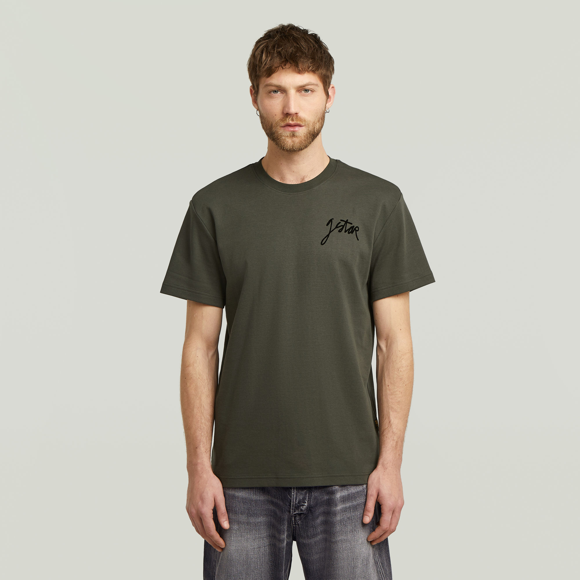 T-shirt Script Ribbed - s - G-Star RAW - Modalova