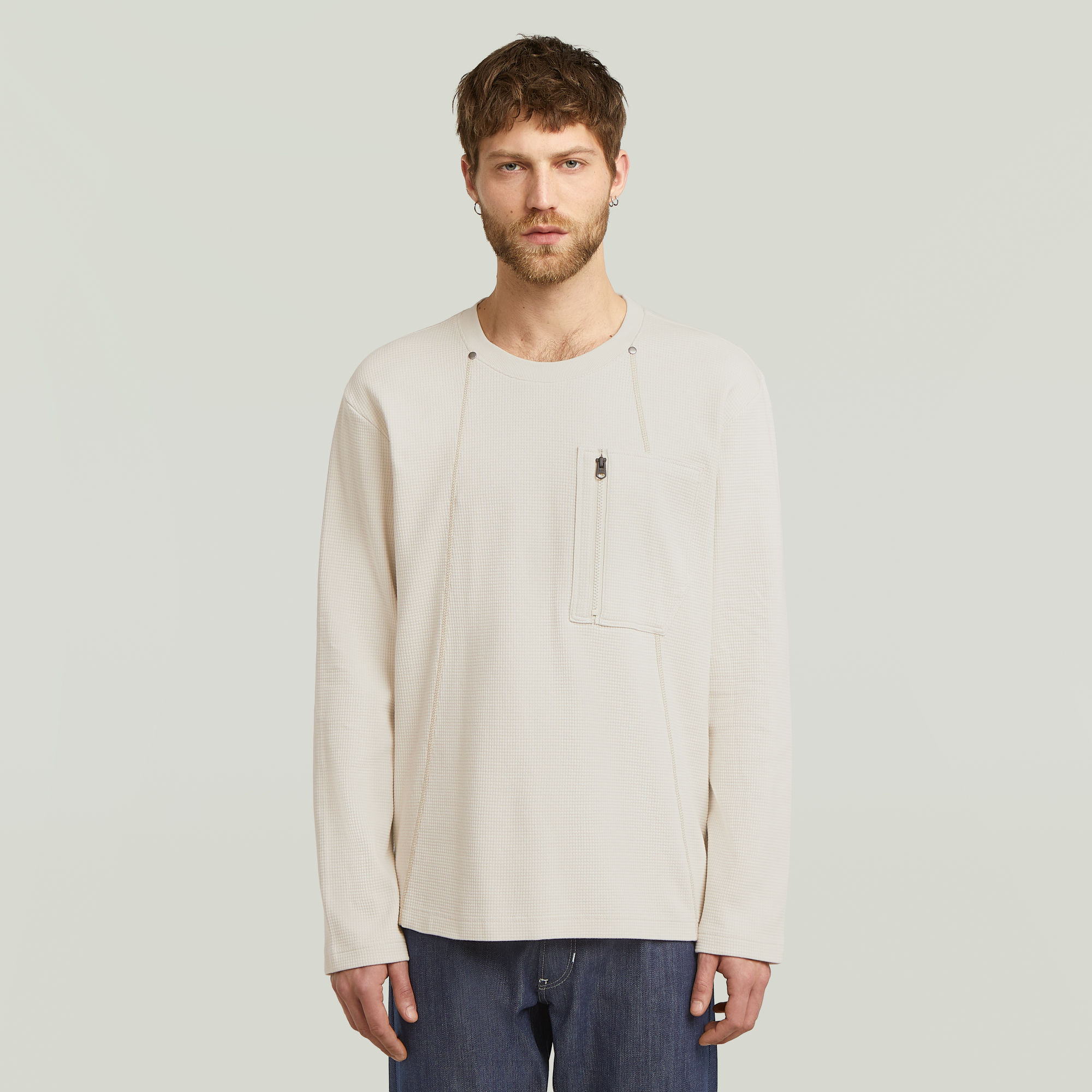 

Tweeter A-Line Pocket T-Shirt - White - Men