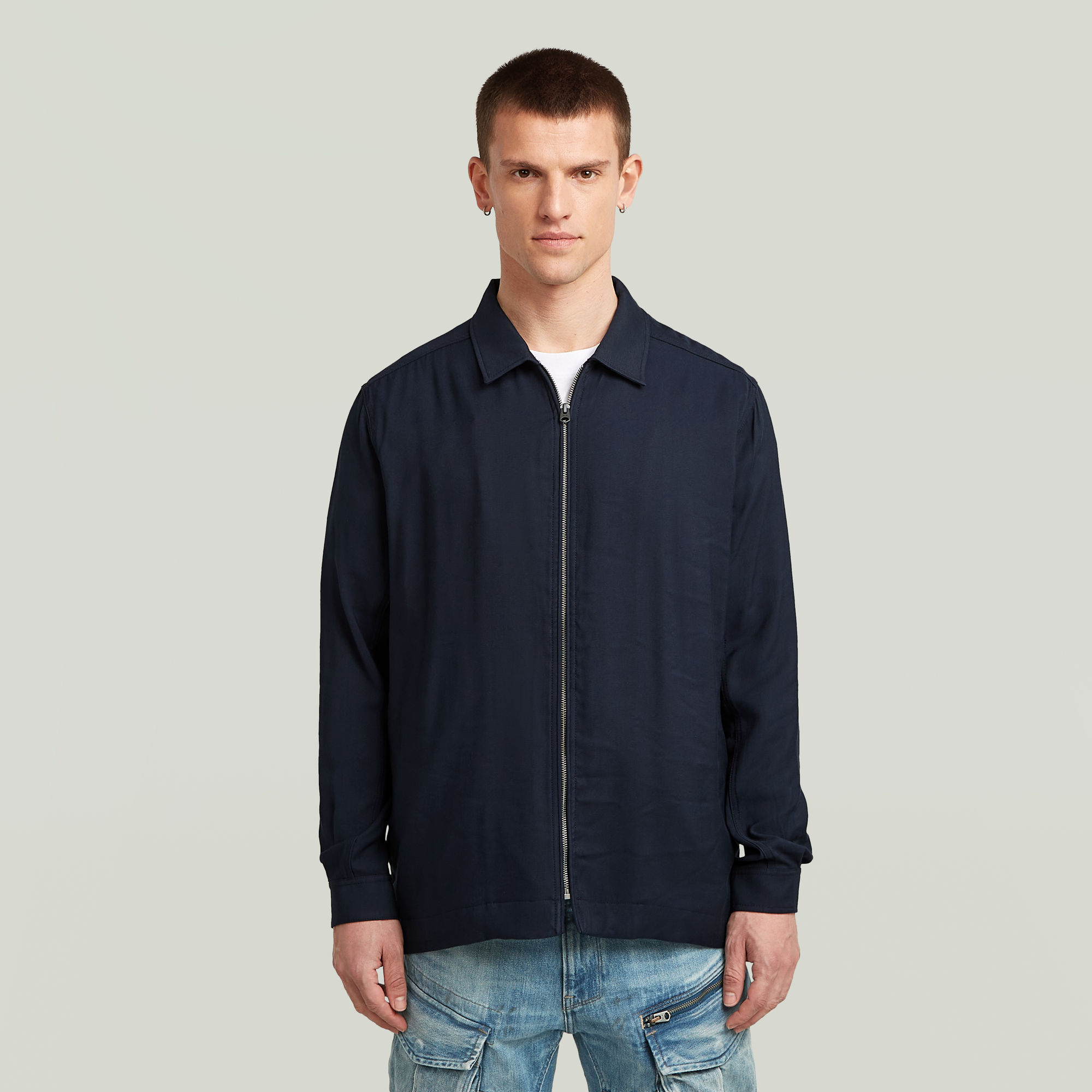 G-Star RAW Zip Jack Donkerblauw Heren