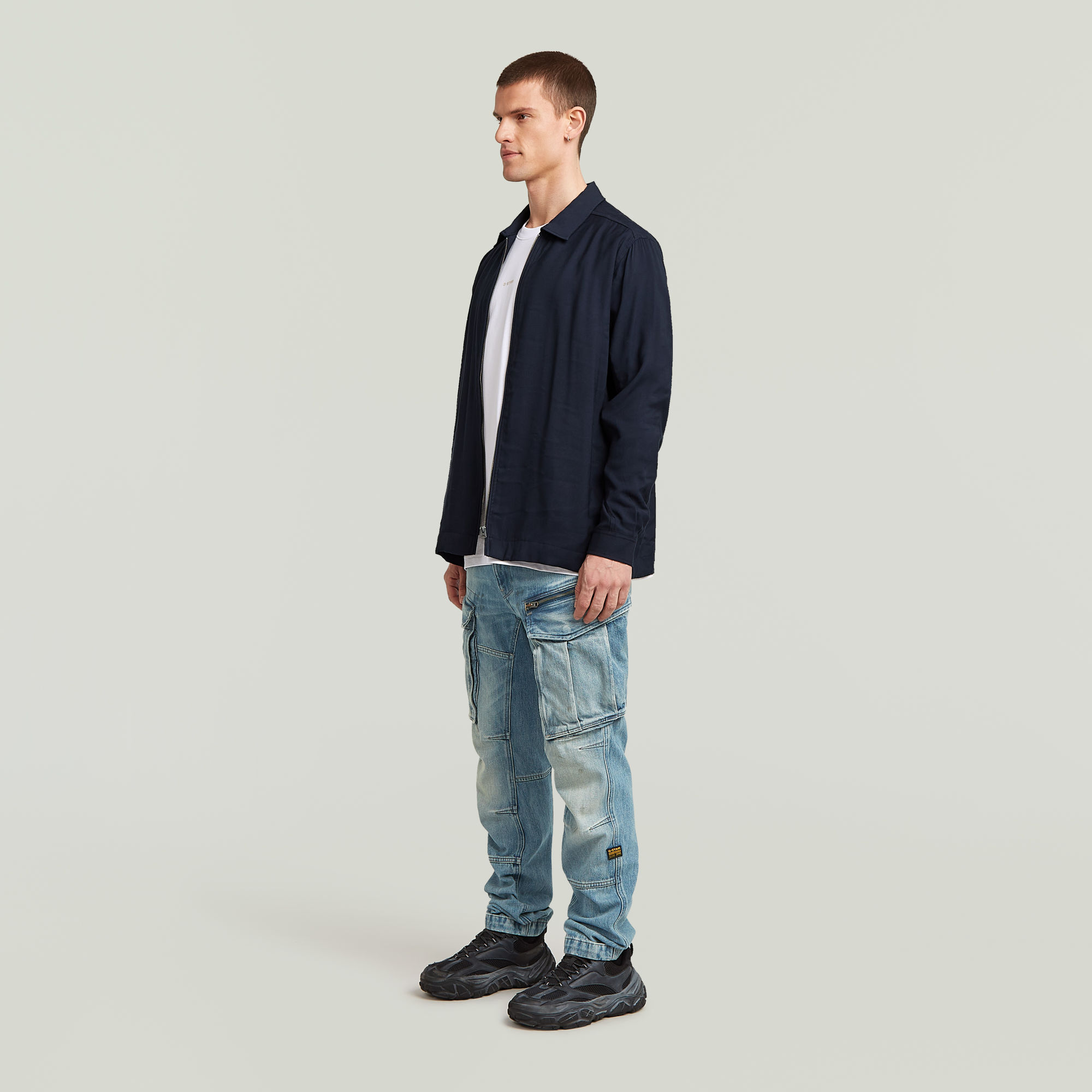 G-Star RAW Zip Jack Donkerblauw Heren
