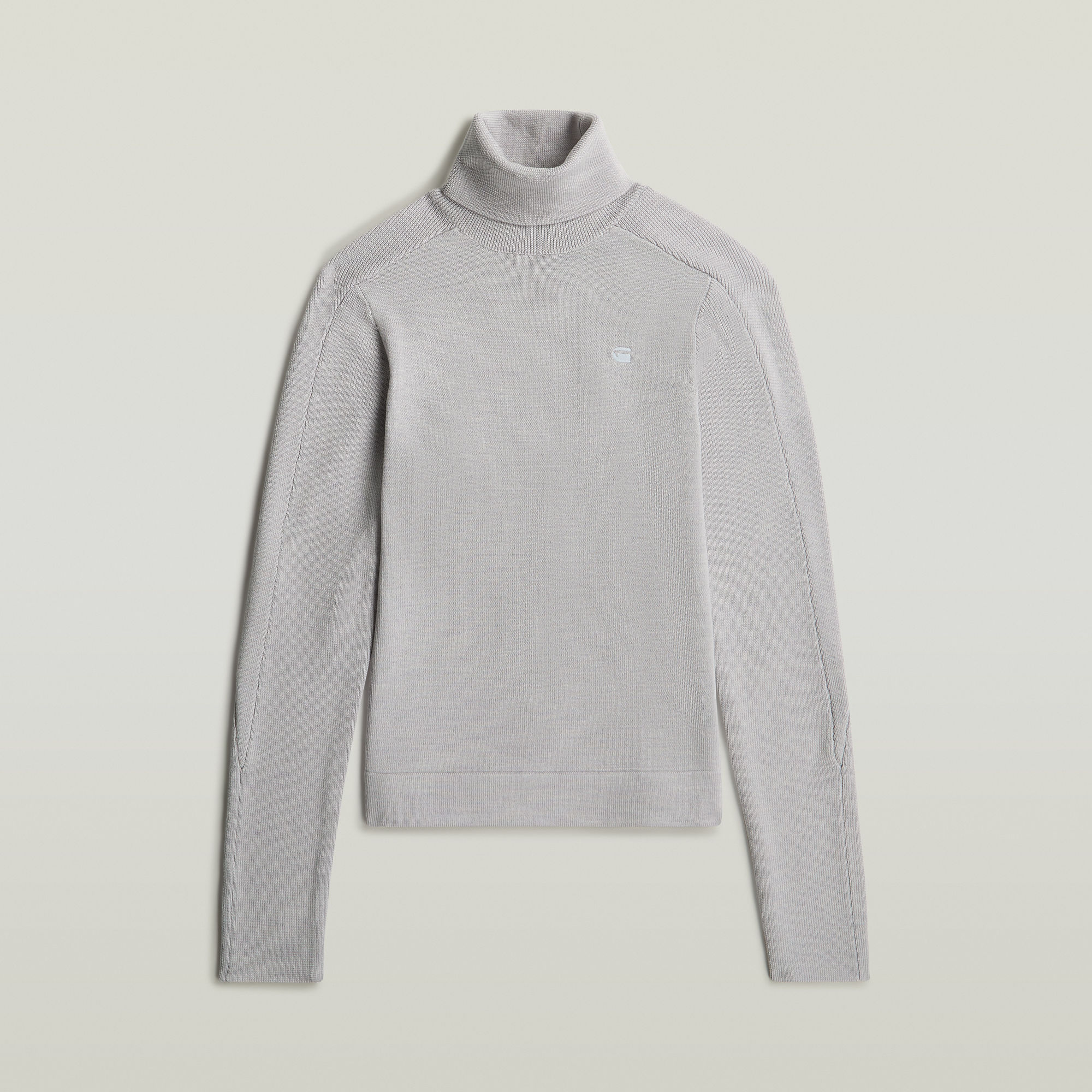 Thumbnail - Core Turtle Slim Knit - Hellblau - Damen