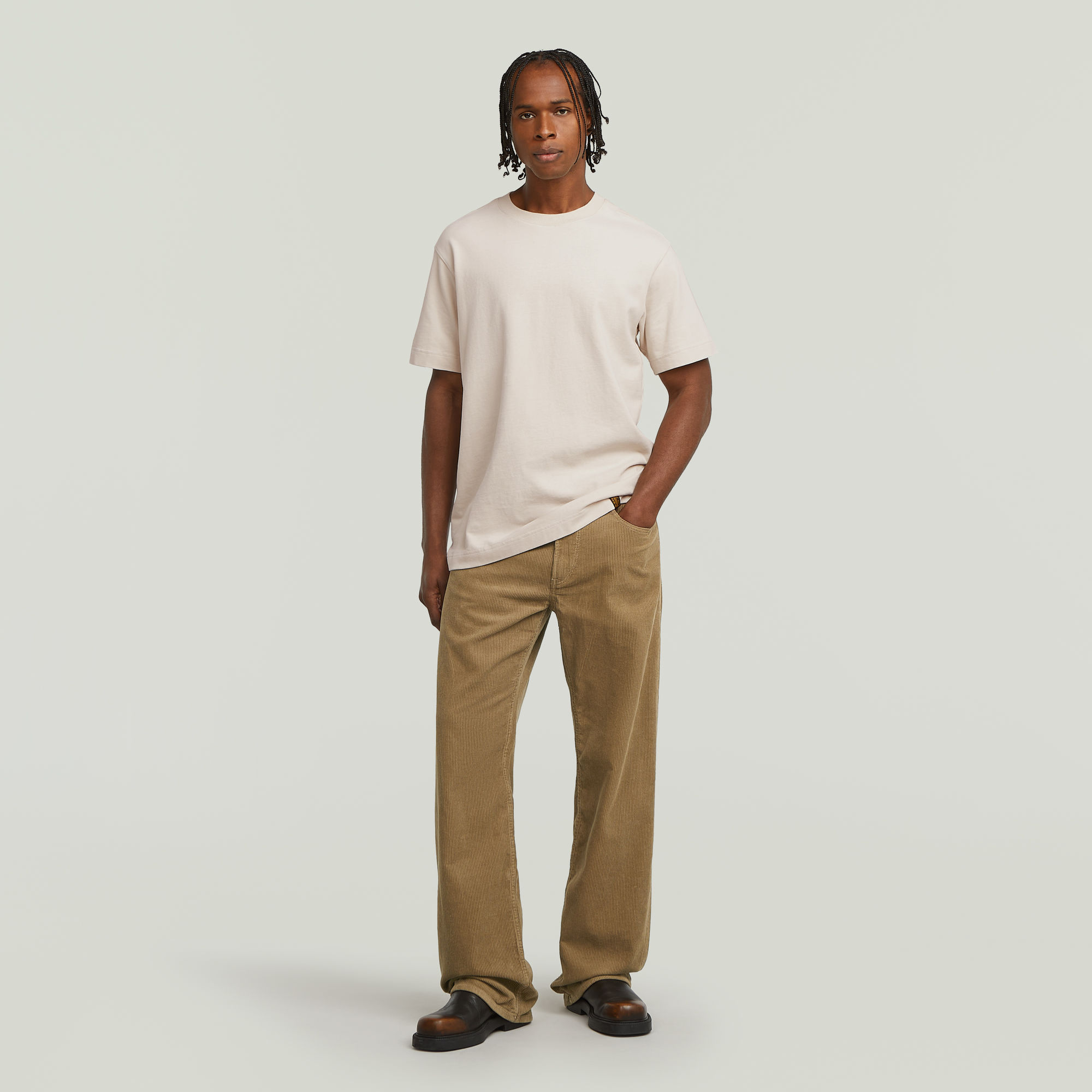 G-Star RAW Type 96 Loose Broek Beige Heren
