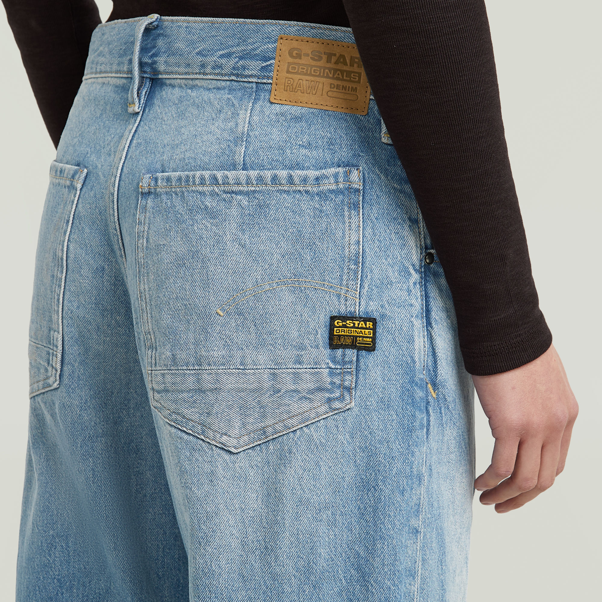 G-Star RAW Judee Snaps Loose Jeans Midden blauw Dames