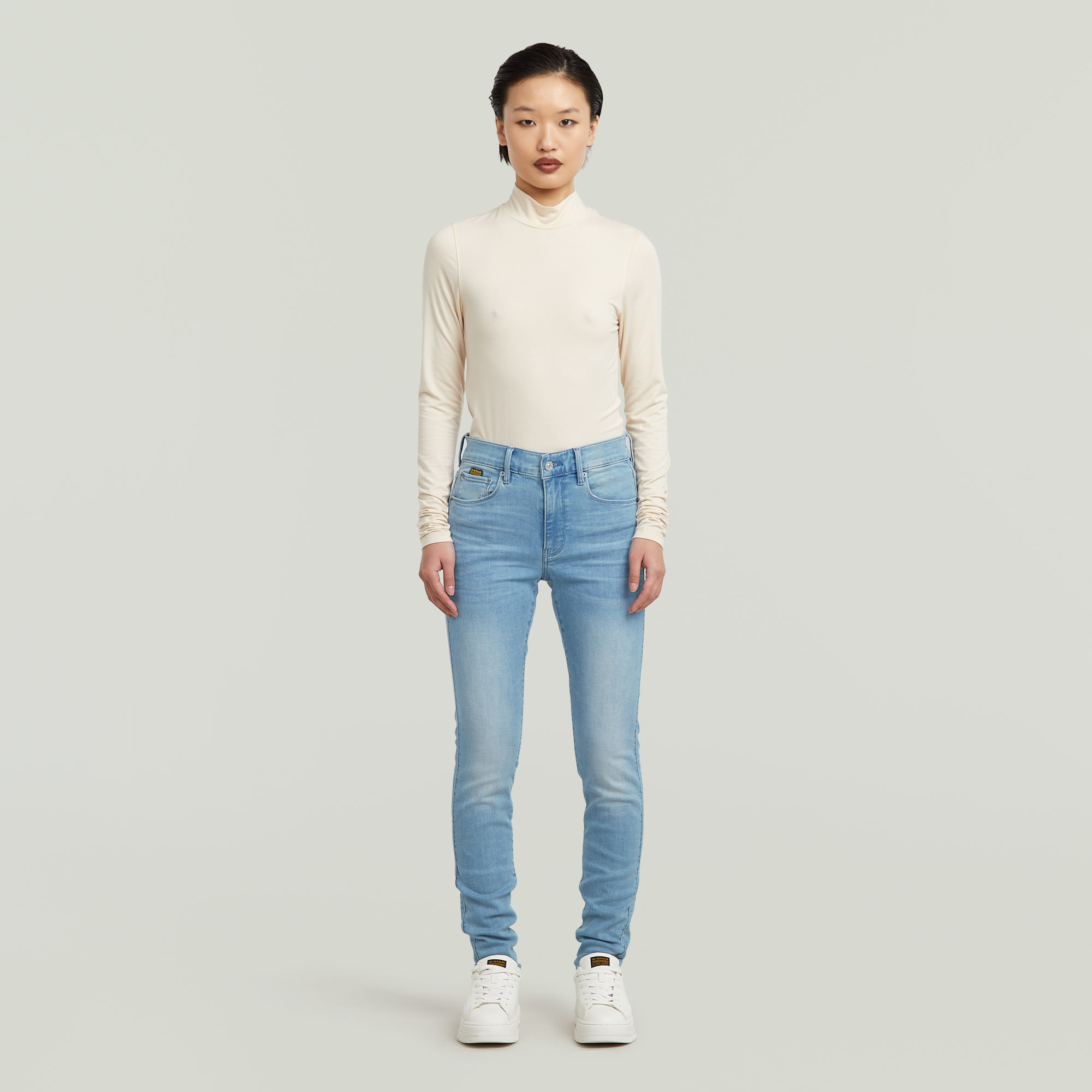 G-Star RAW 3301 Skinny Jeans II Midden blauw Dames