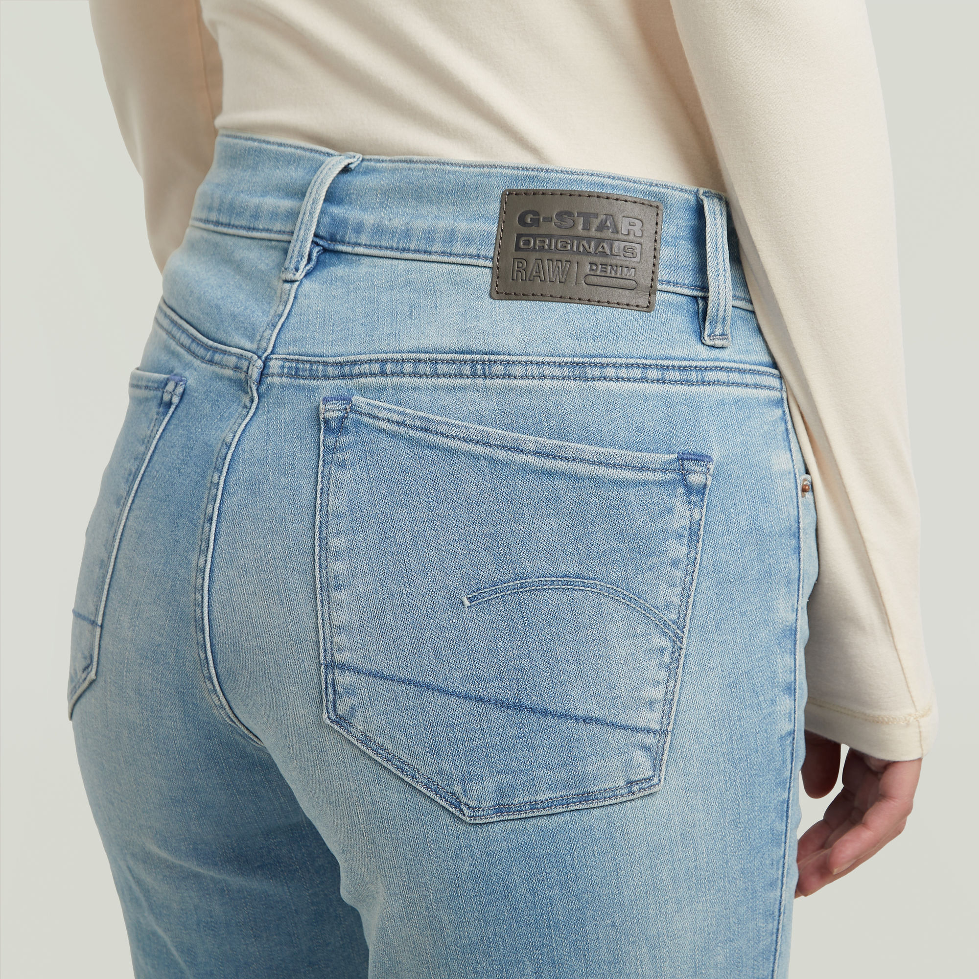 G-Star RAW 3301 Skinny Jeans II Midden blauw Dames
