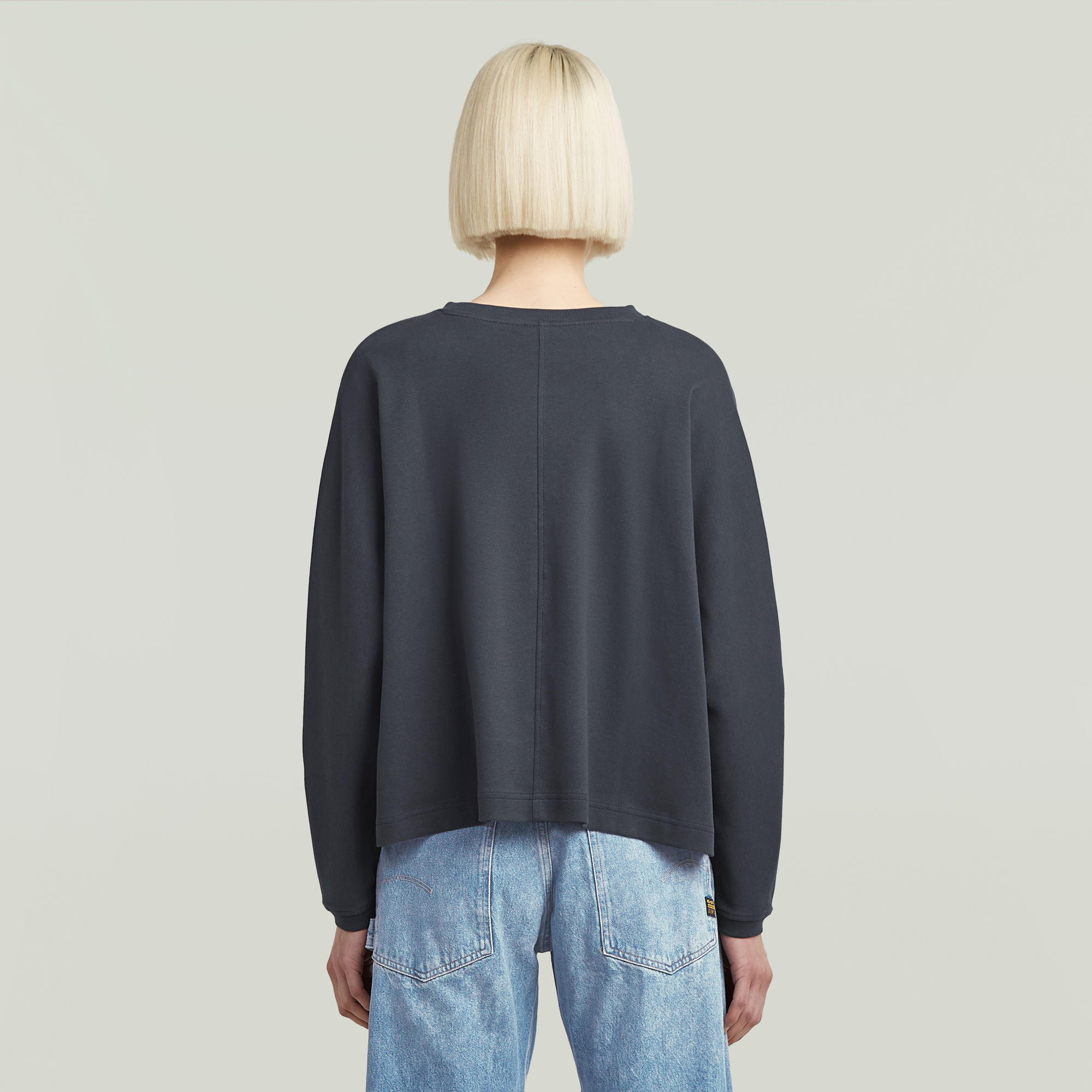 G-Star RAW A Line Oversized T-shirt Donkerblauw Dames