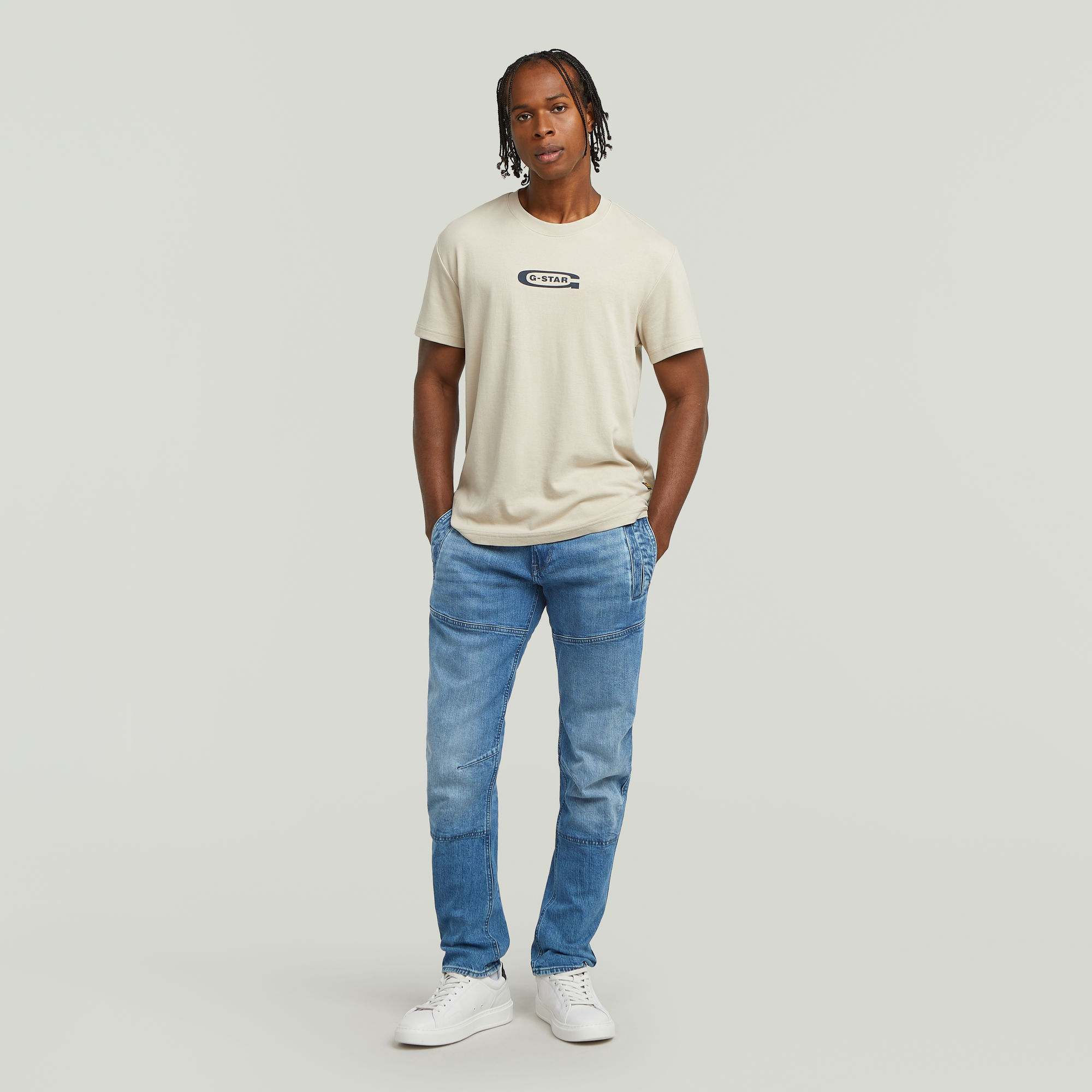 G-Star RAW Diver 3D Slim Jeans Midden blauw Heren