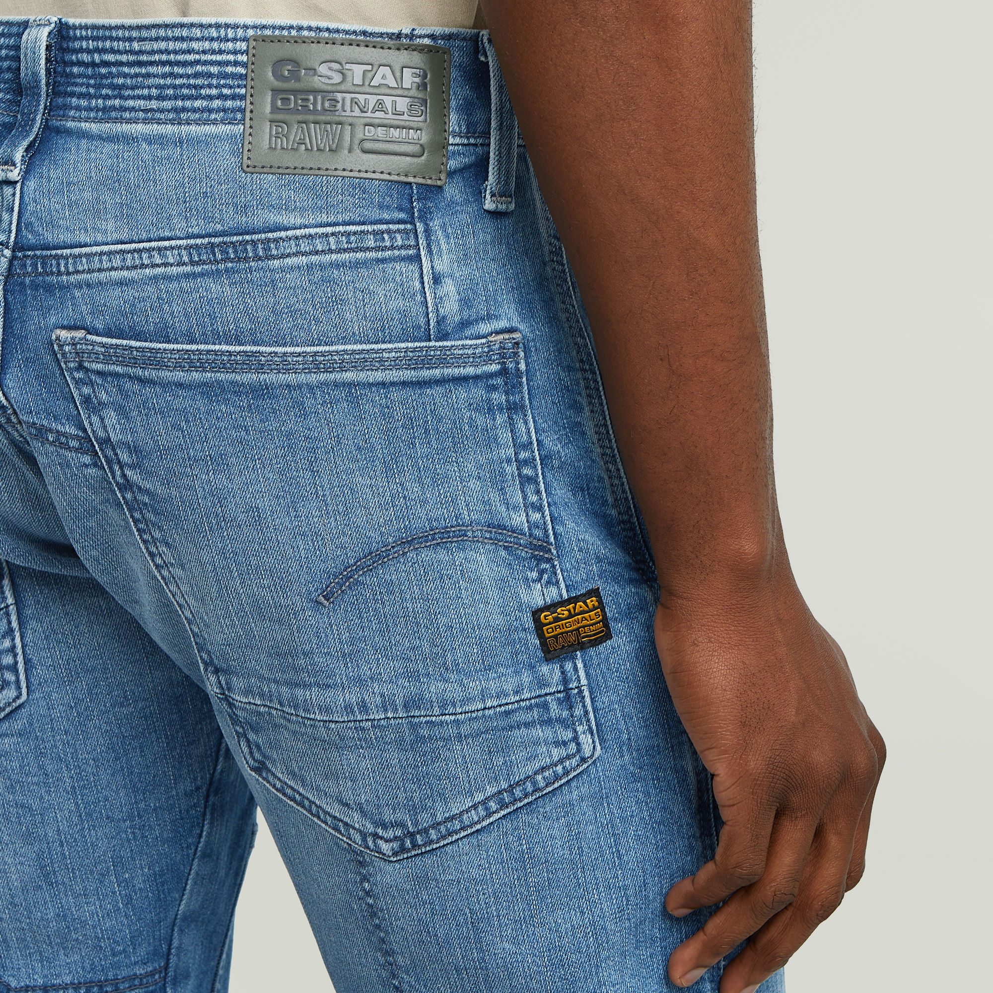 G-Star RAW Diver 3D Slim Jeans Midden blauw Heren