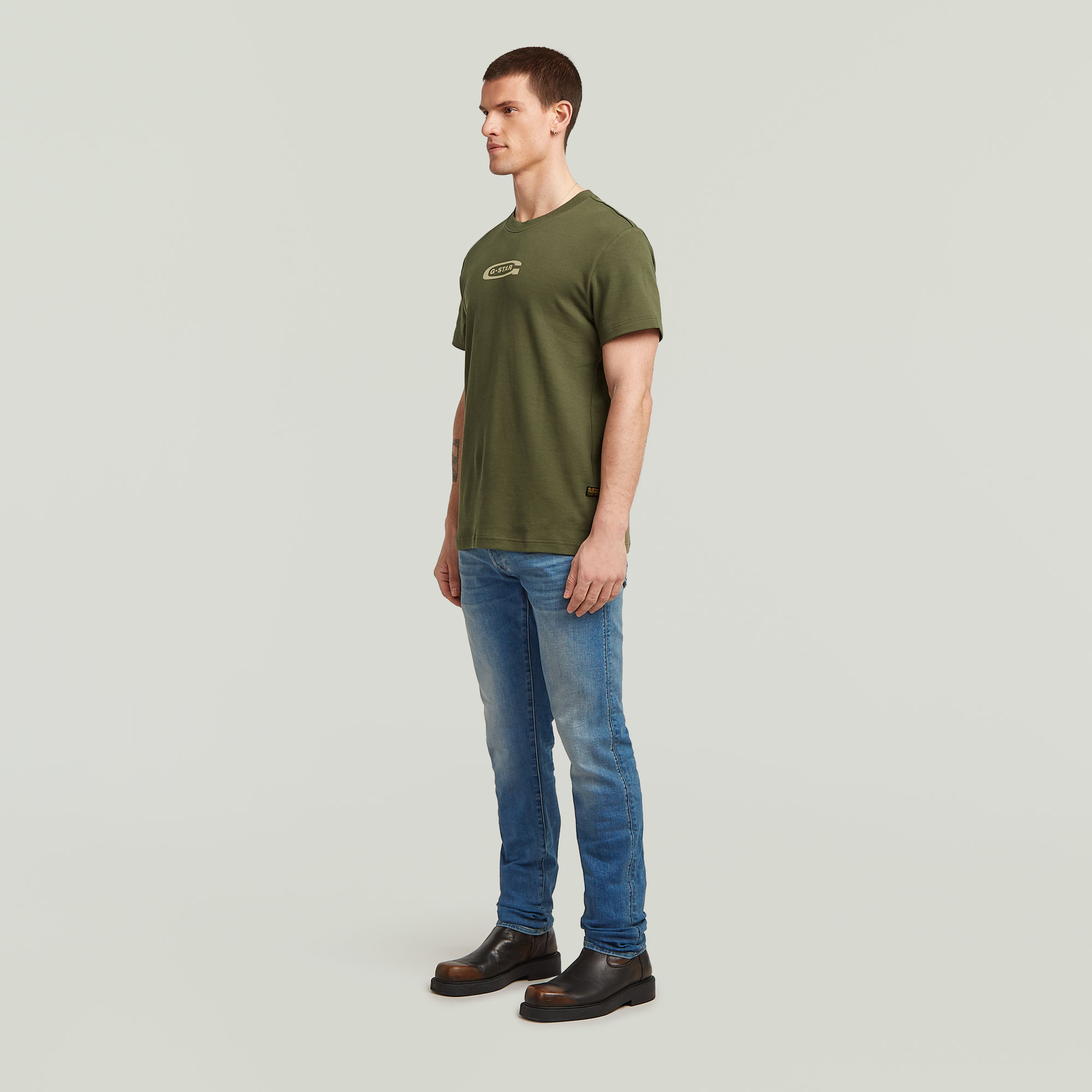 G-Star RAW 3301 Slim Jeans II Midden blauw Heren