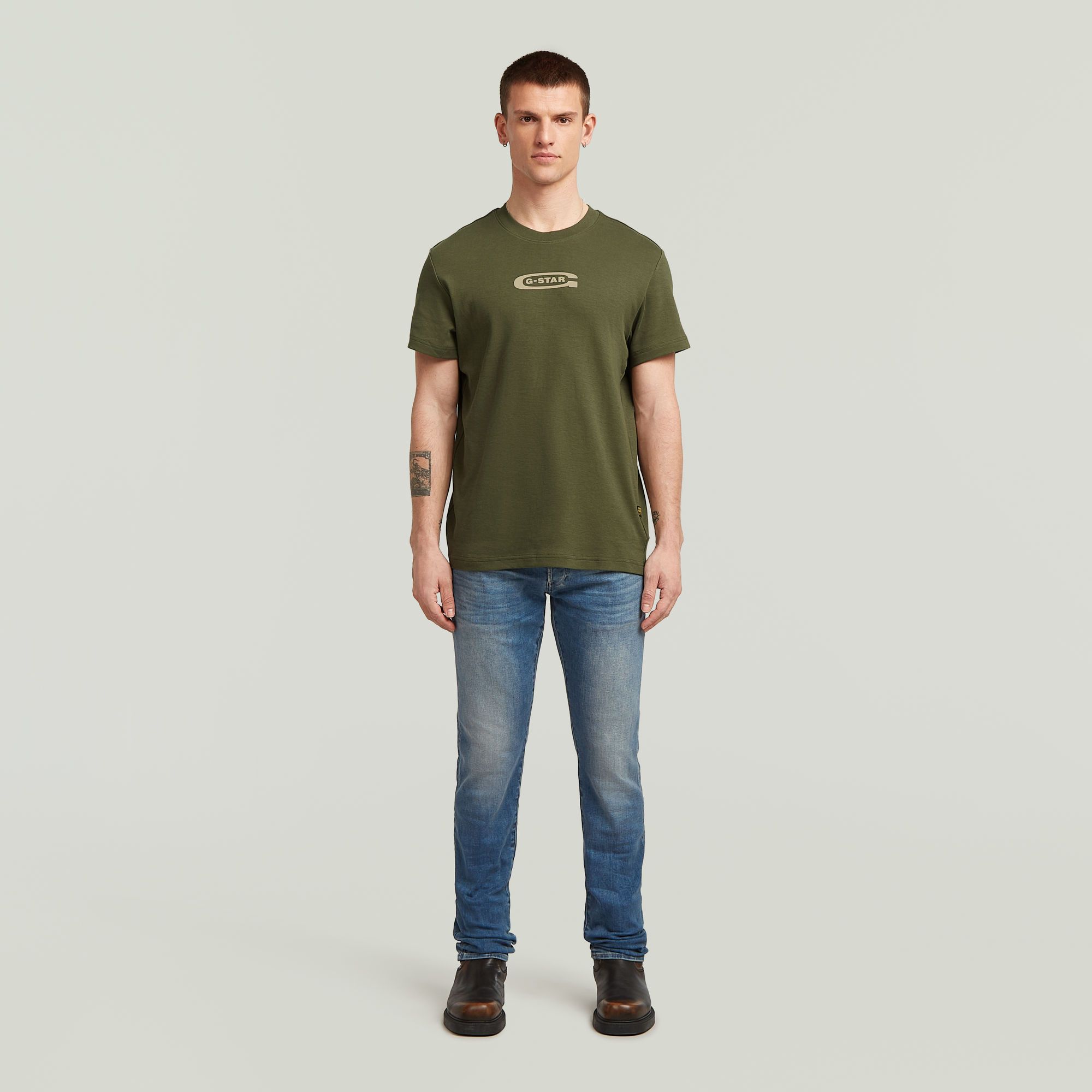 G-Star RAW 3301 Slim Jeans II Midden blauw Heren