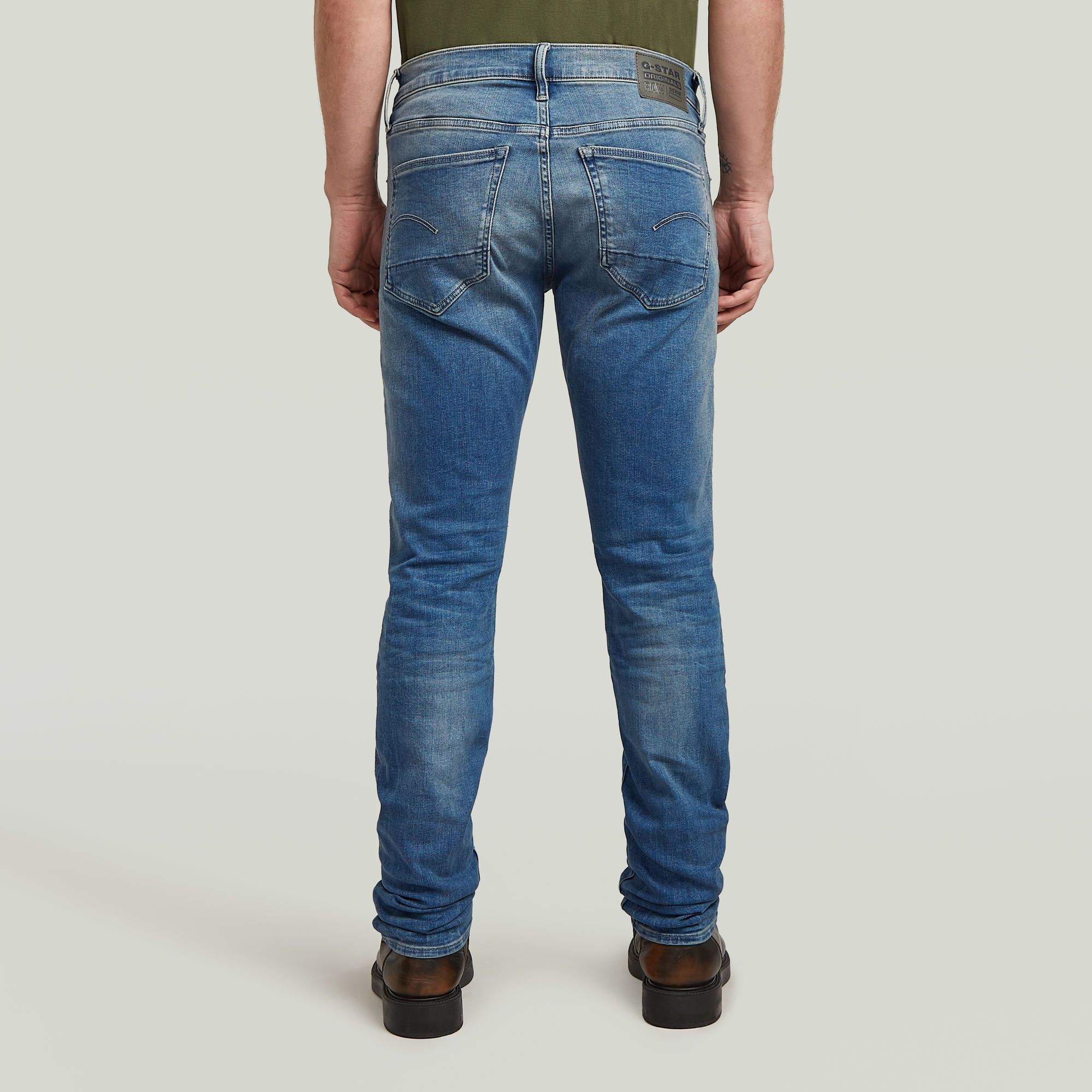 G-Star RAW 3301 Slim Jeans II Midden blauw Heren