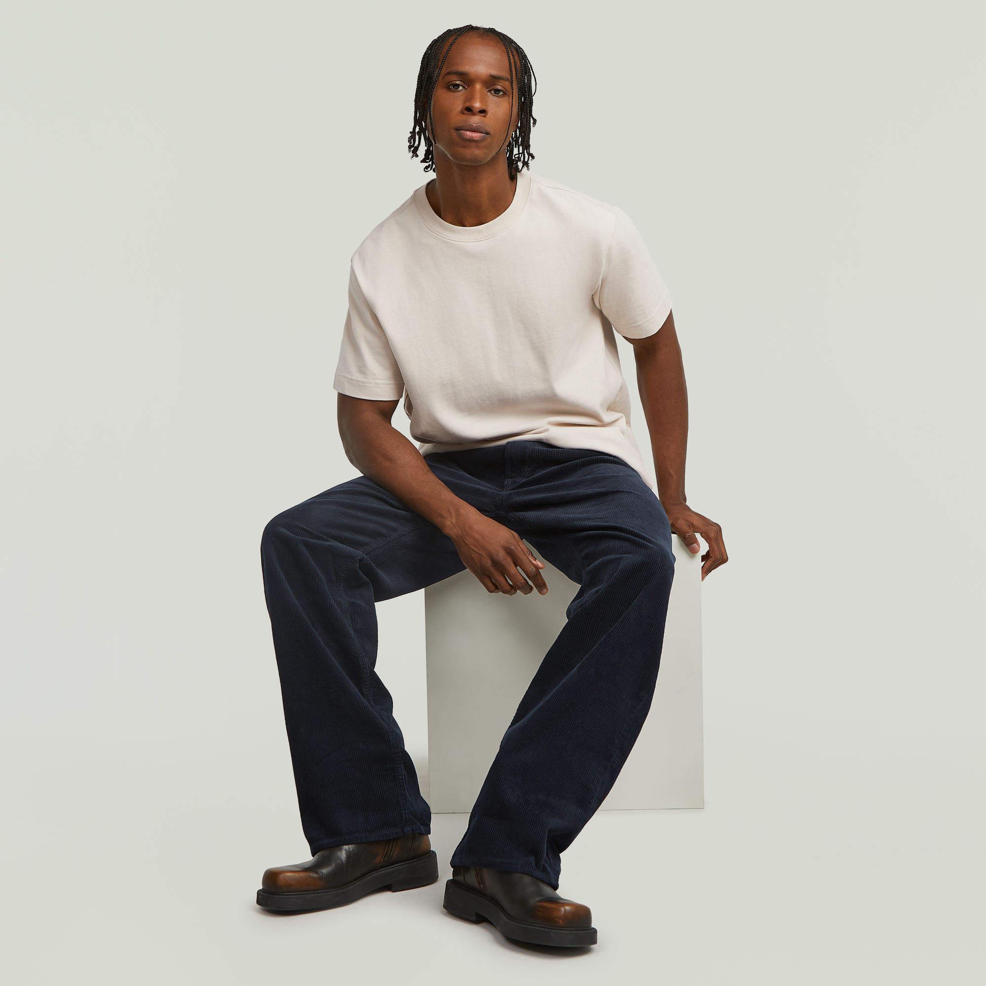 G-Star RAW Type 96 Loose Broek Donkerblauw Heren