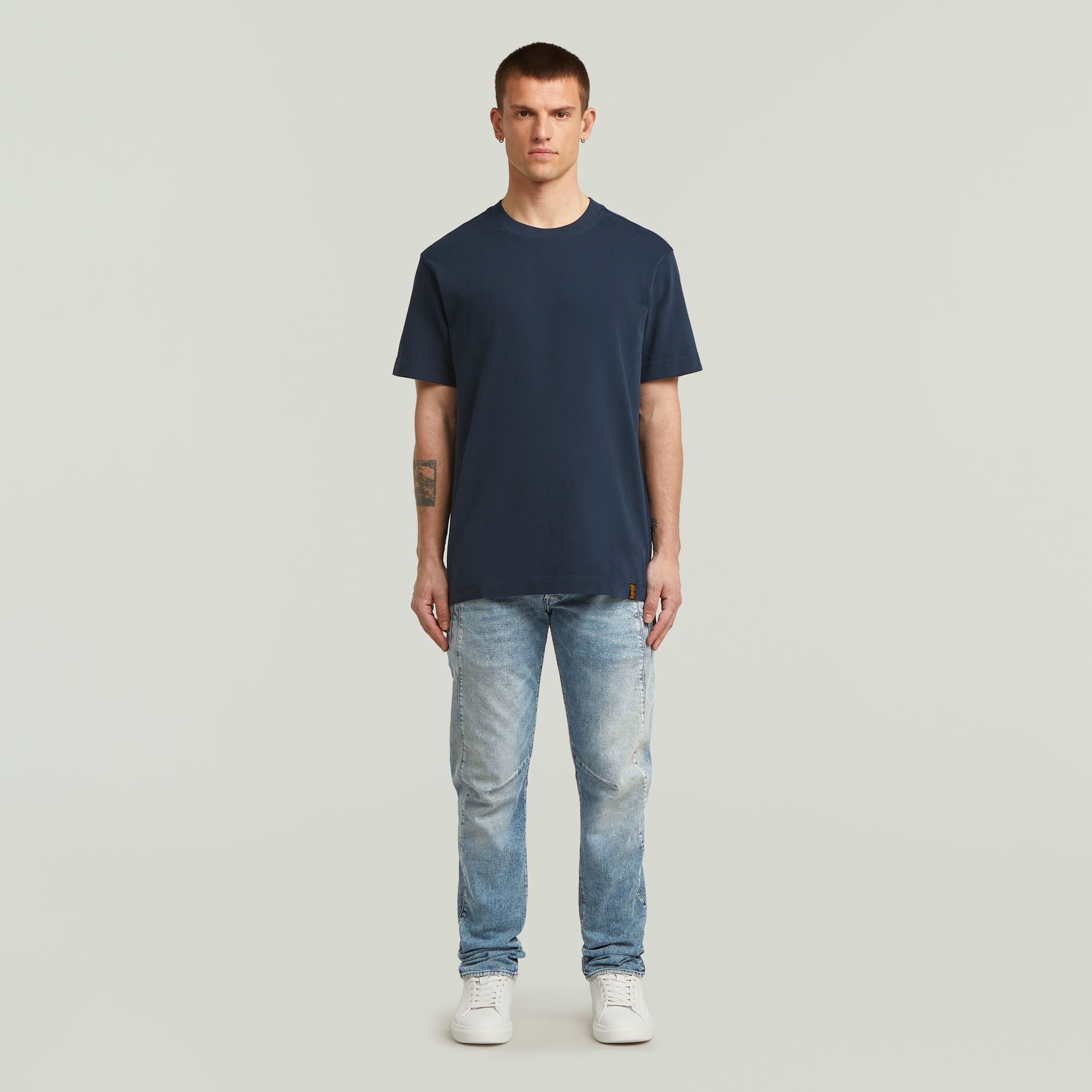 G-Star RAW Essential T-Shirt Donkerblauw Heren