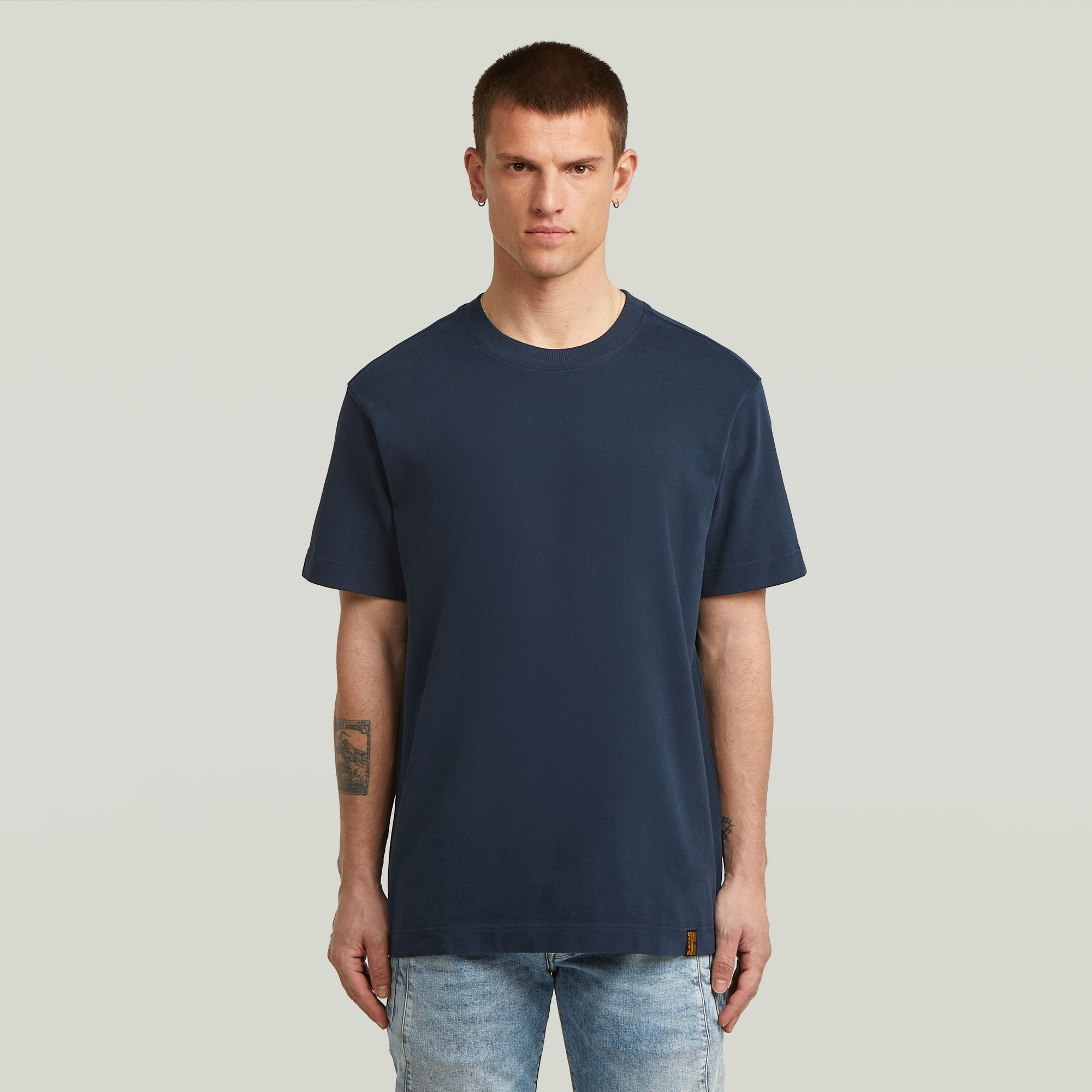 Premium Essential T-Shirt - Dunkelblau - Herren