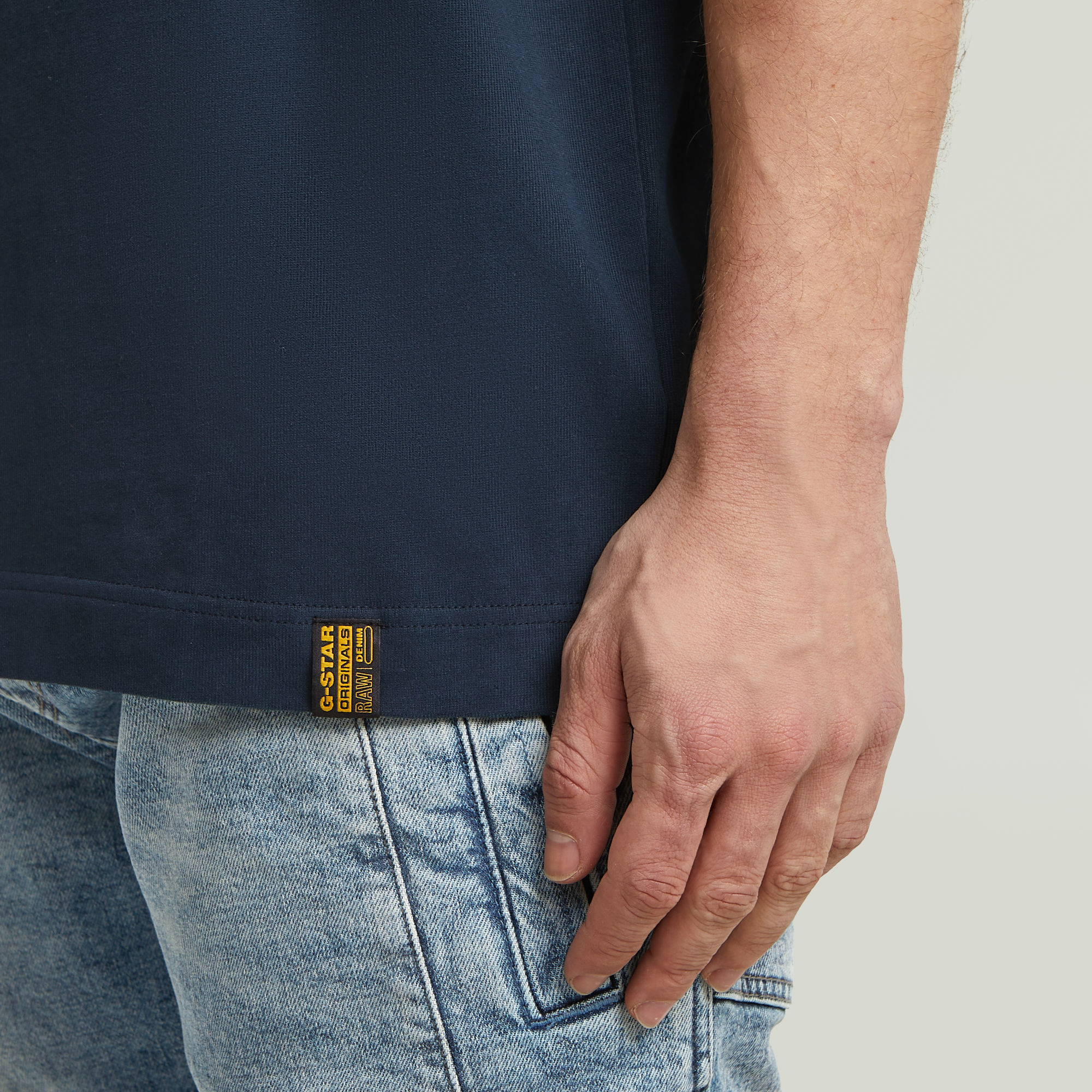 G-Star RAW Essential T-Shirt Donkerblauw Heren