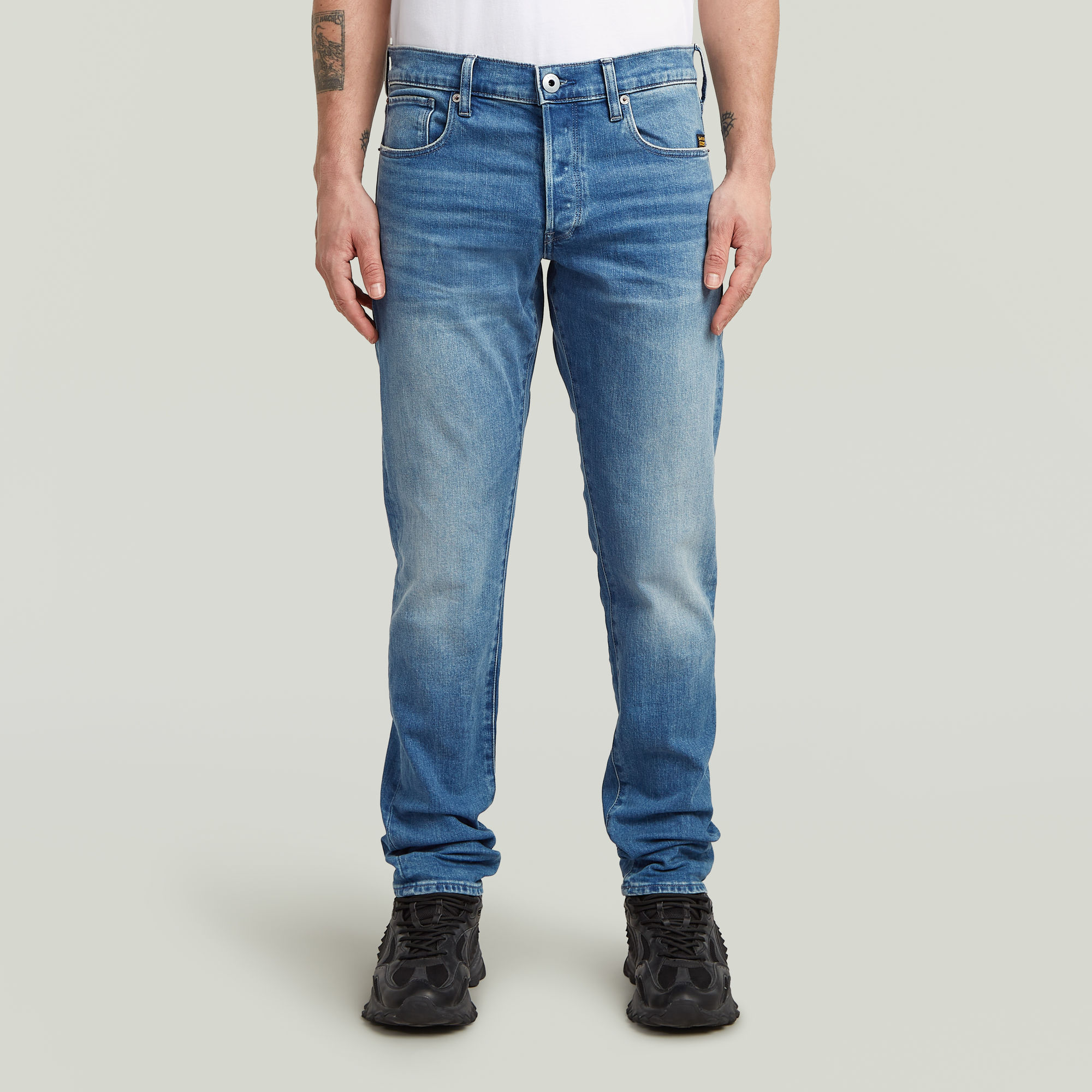 3301 Regular Tapered Jeans II - Mittelblau - Herren
