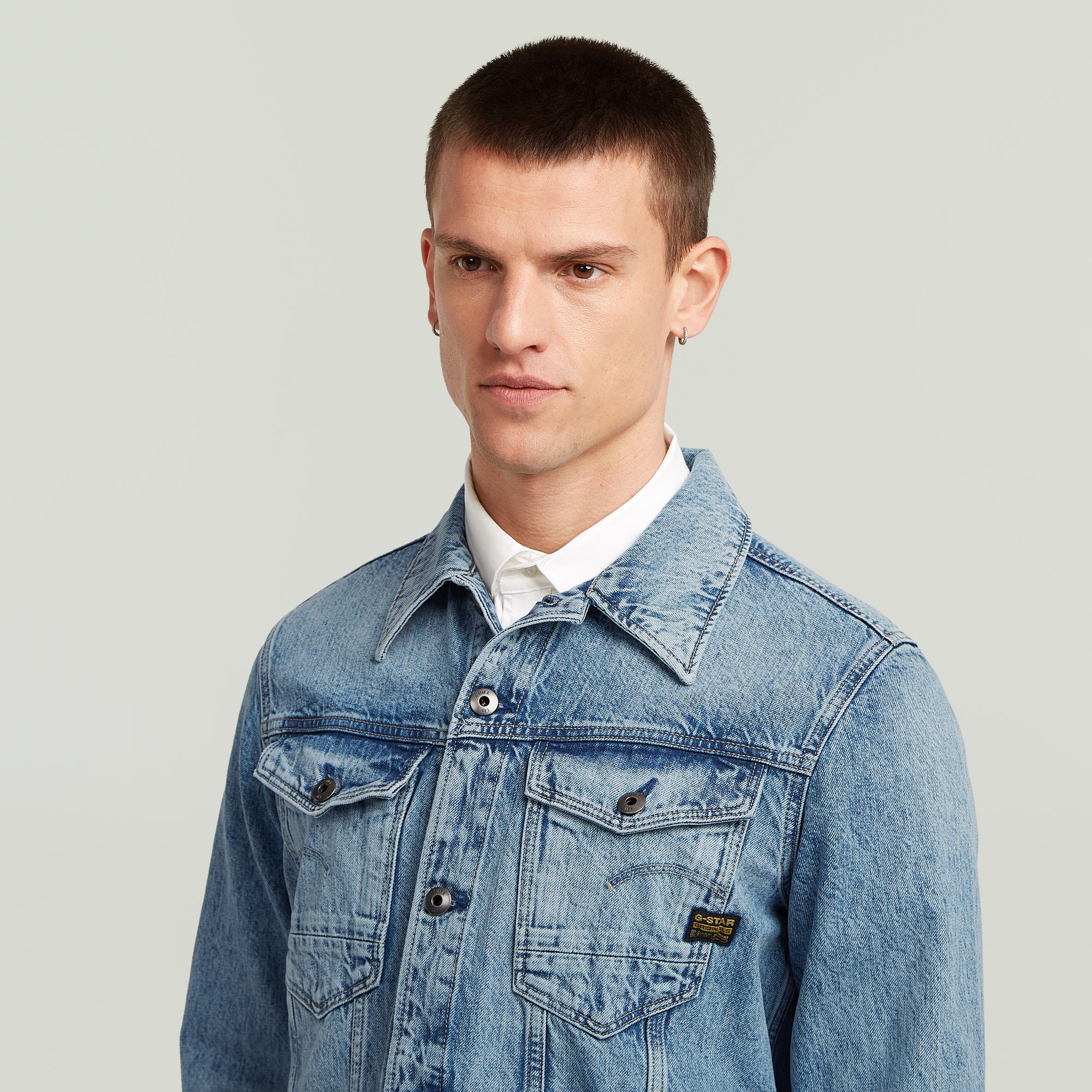 G-Star RAW Essential TD Arc 3D Jack Lichtblauw Heren