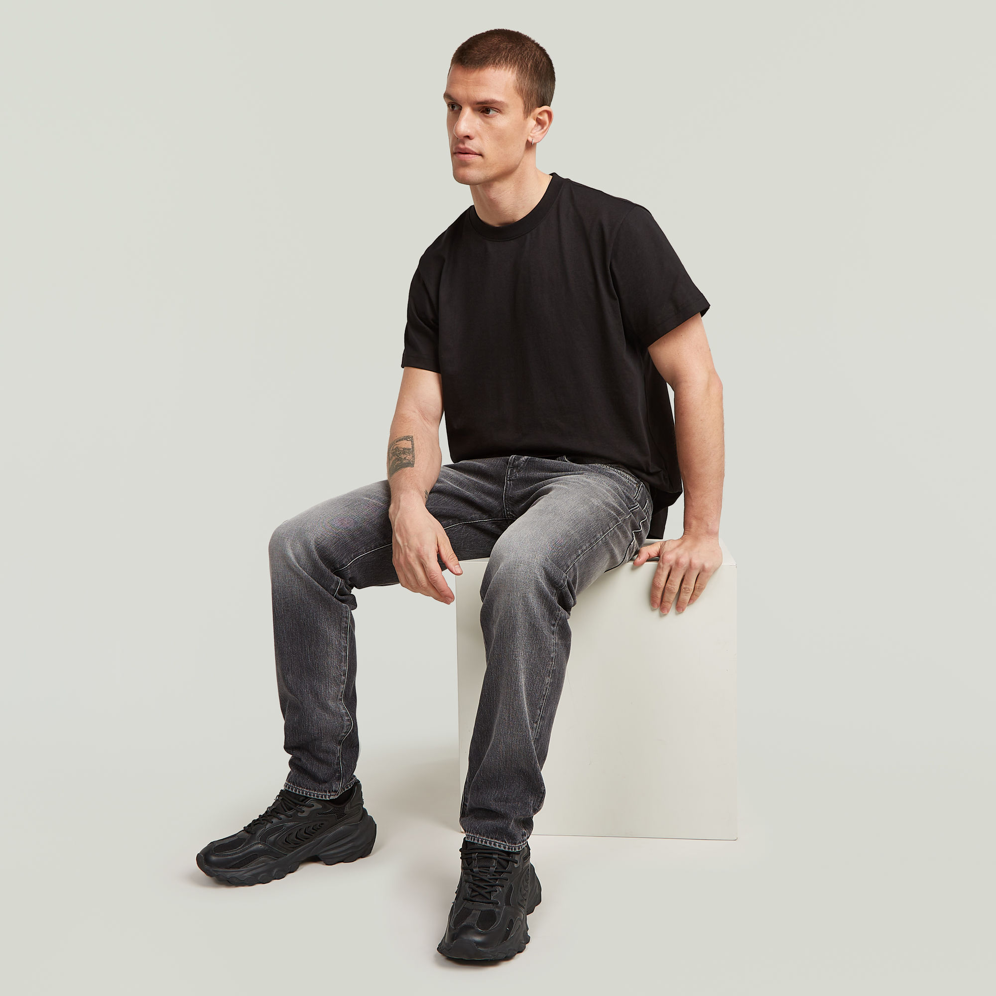 G-Star RAW Morry FWD Regular Tapered Jeans Grijs Heren