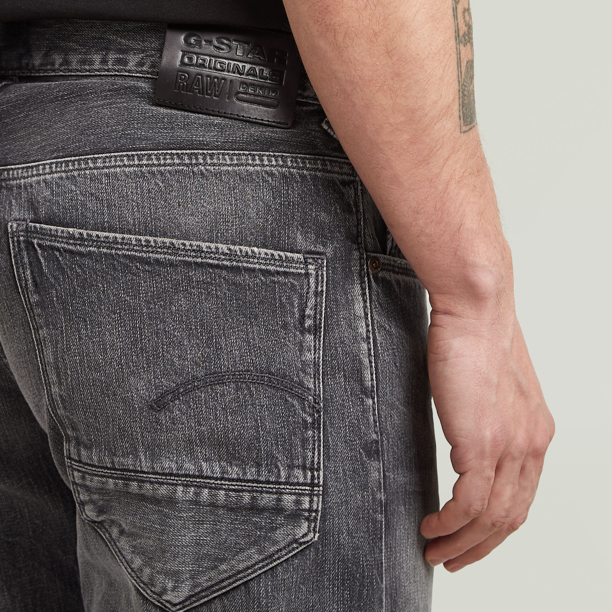 G-Star RAW Morry FWD Regular Tapered Jeans Grijs Heren