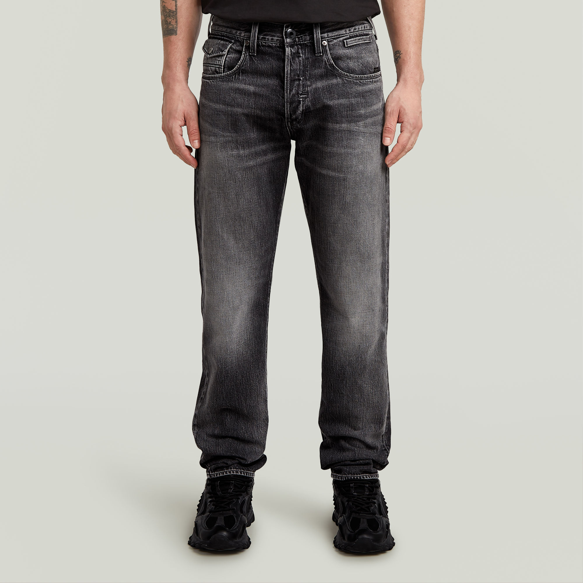 Morry FWD Regular Tapered Jeans - Grau - Herren