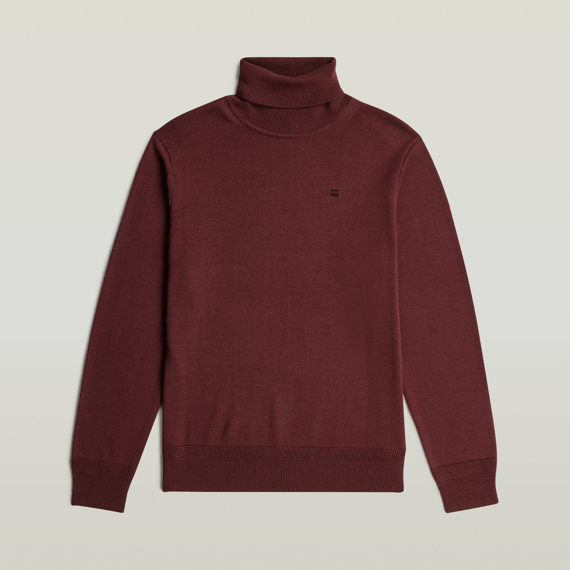 Thumbnail - Premium Core Turtle Strickpullover - Rot - Herren