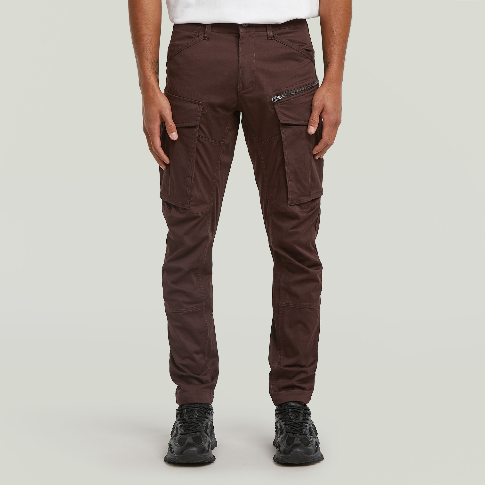 Rovic Zip 3D Regular Tapered Hose - Braun - Herren