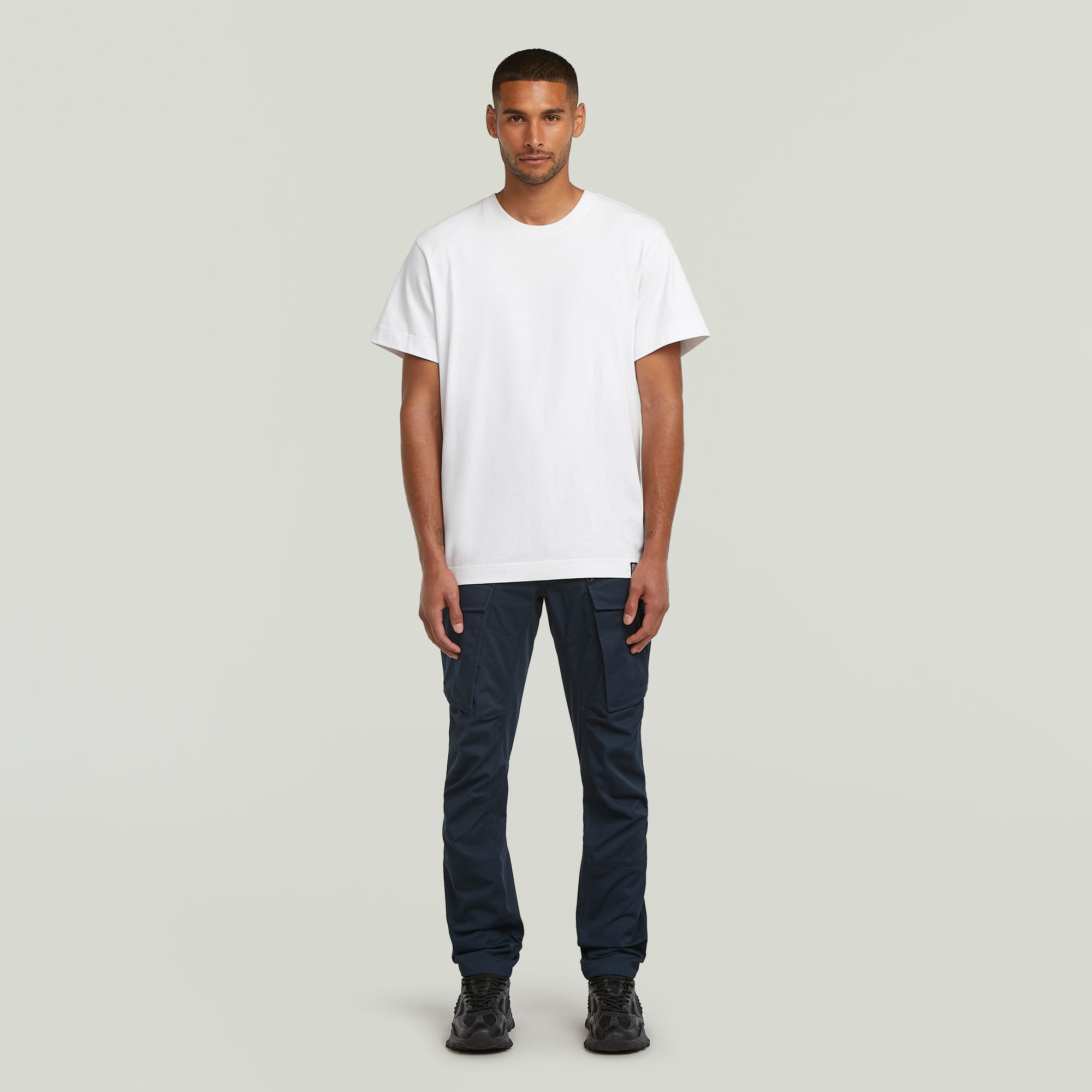 Thumbnail - Rovic Zip 3D Regular Tapered Hose - Dunkelblau - Herren