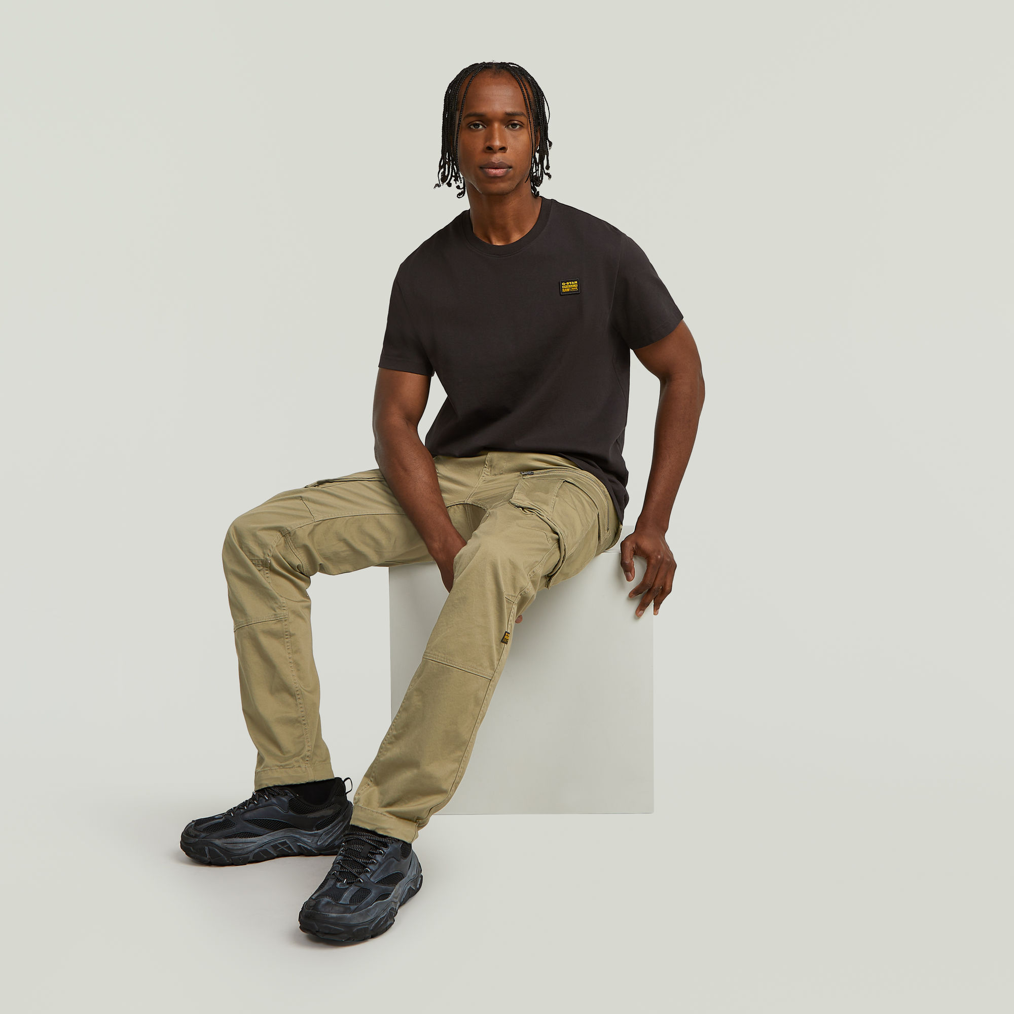 G-Star RAW Rovic Broek Zip 3D Regular Tapered Groen Heren