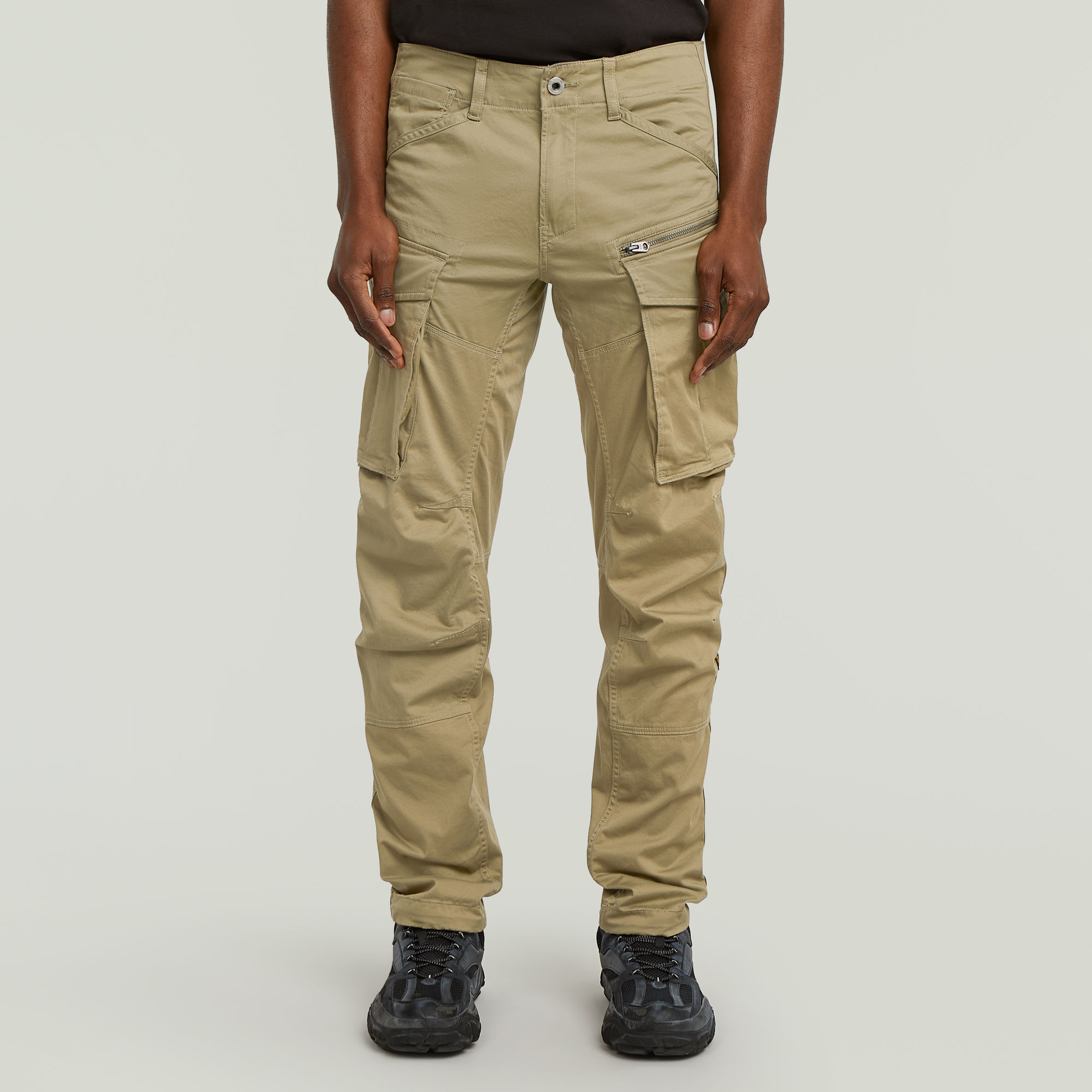 

Rovic Broek Zip 3D Regular Tapered - Groen - Heren