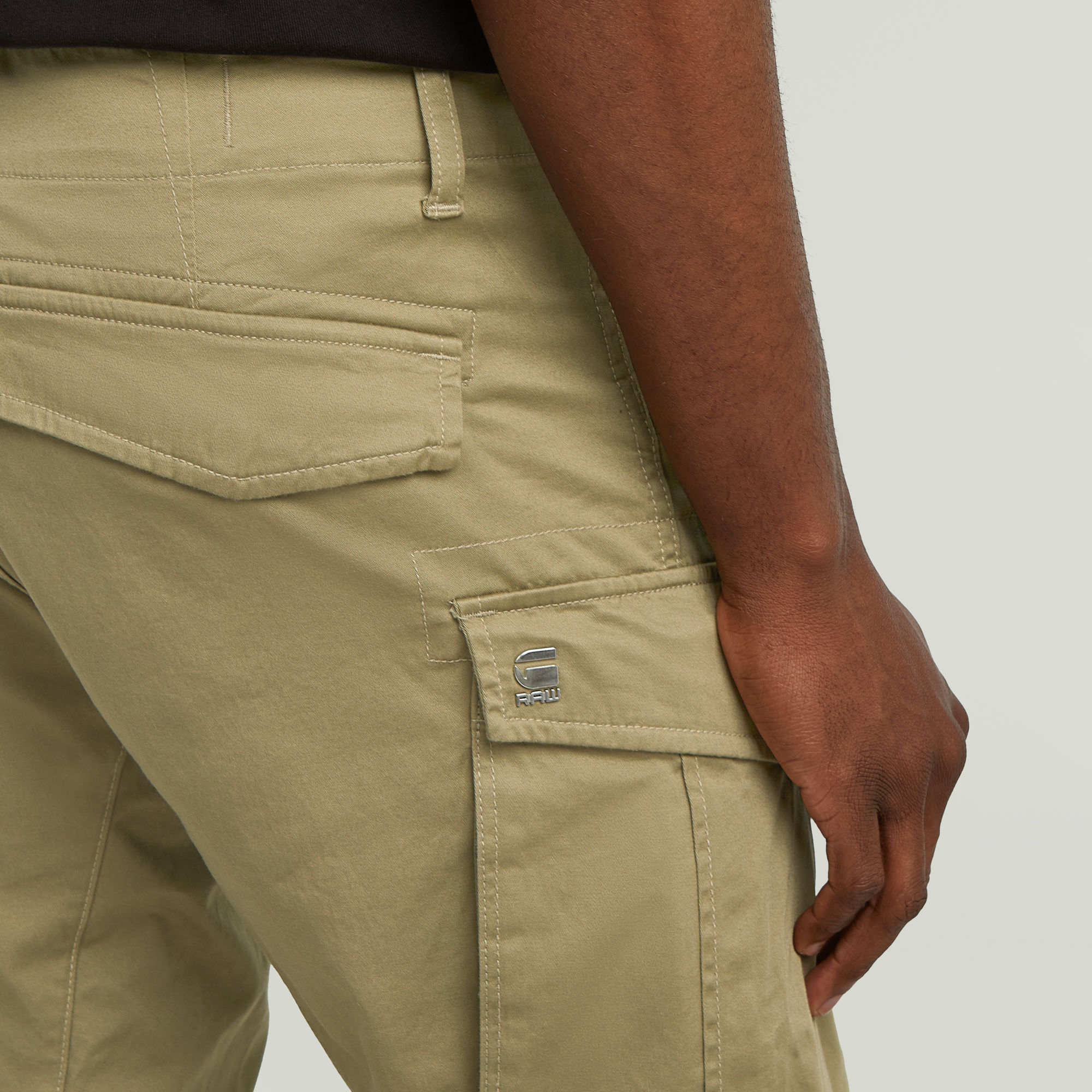 G-Star RAW Rovic Broek Zip 3D Regular Tapered Groen Heren
