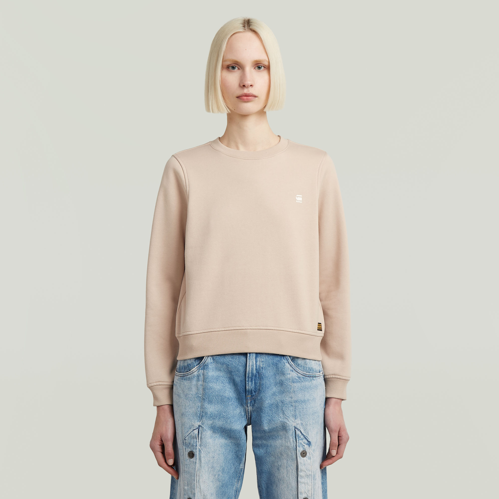 Sweat Logo Crew - Rose - Femmes - G-Star RAW - Modalova