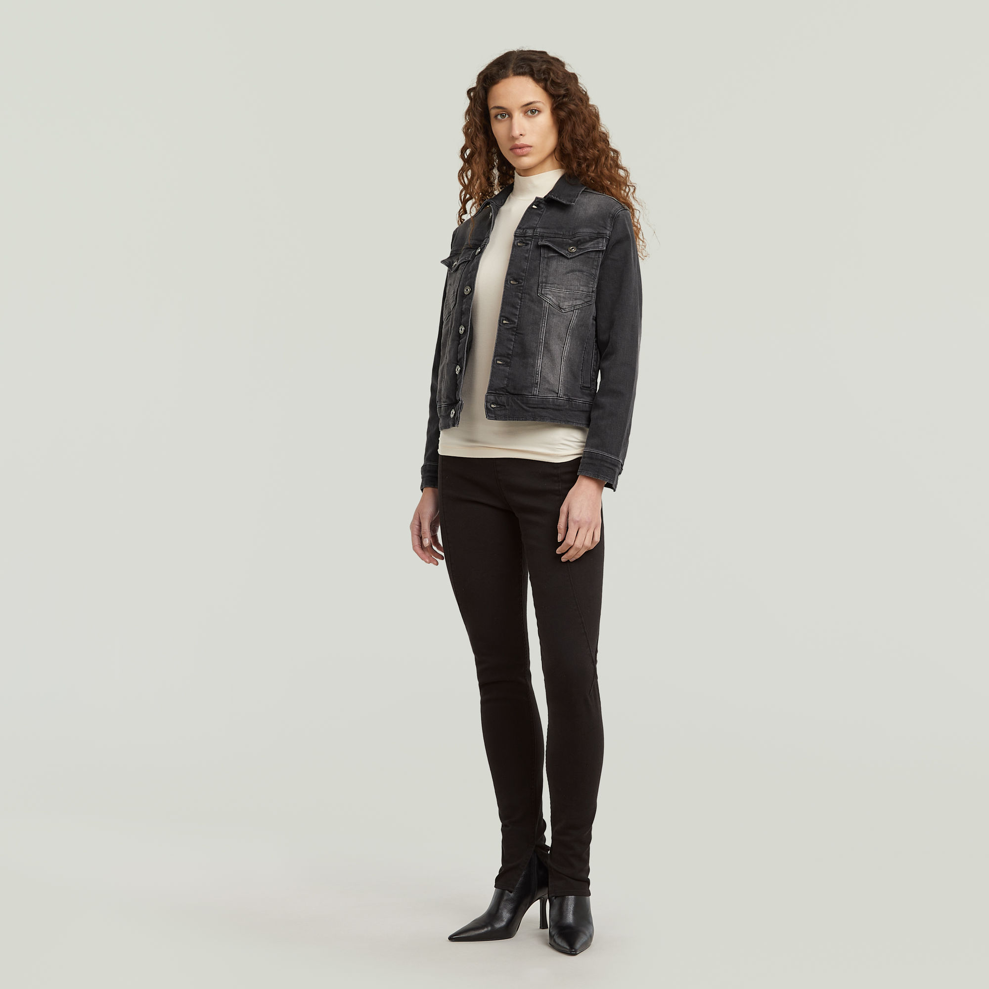G-Star RAW Arc 3D Denim Jack Grijs Dames