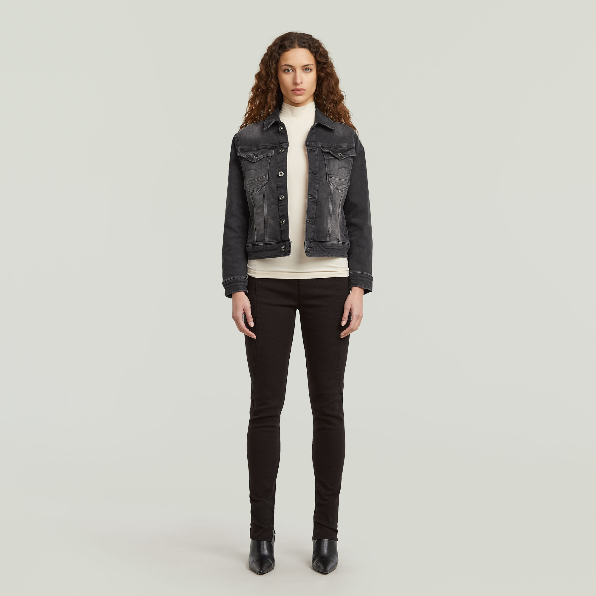 G-Star RAW Arc 3D Denim Jack Grijs Dames