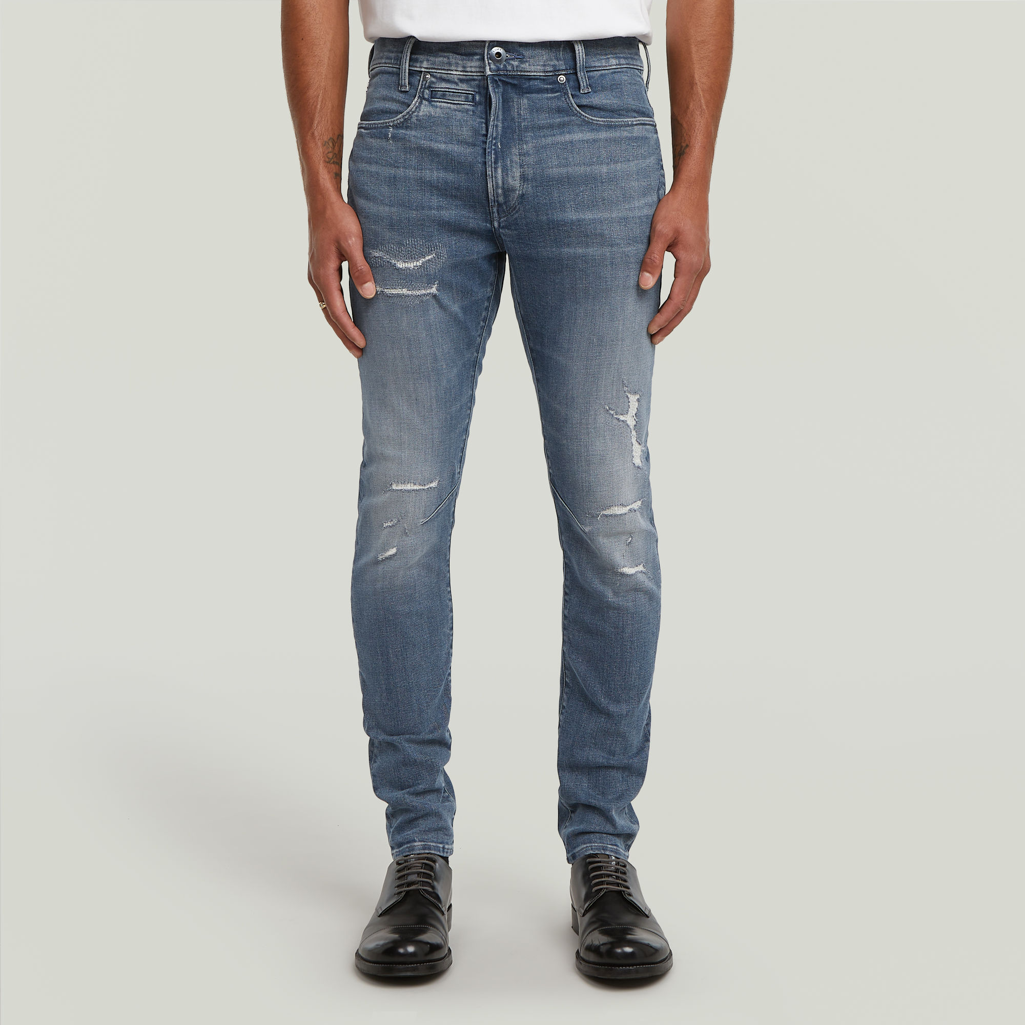 D-Staq Slim Jeans - Mittelblau - Herren