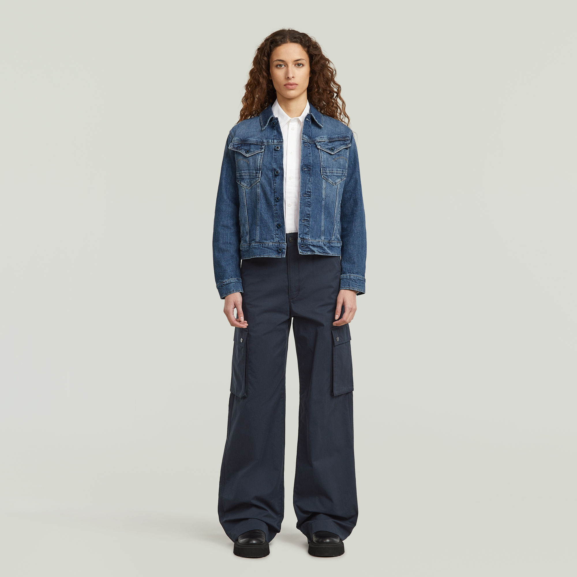 Thumbnail - Arc 3D Jacke - Mittelblau - Damen