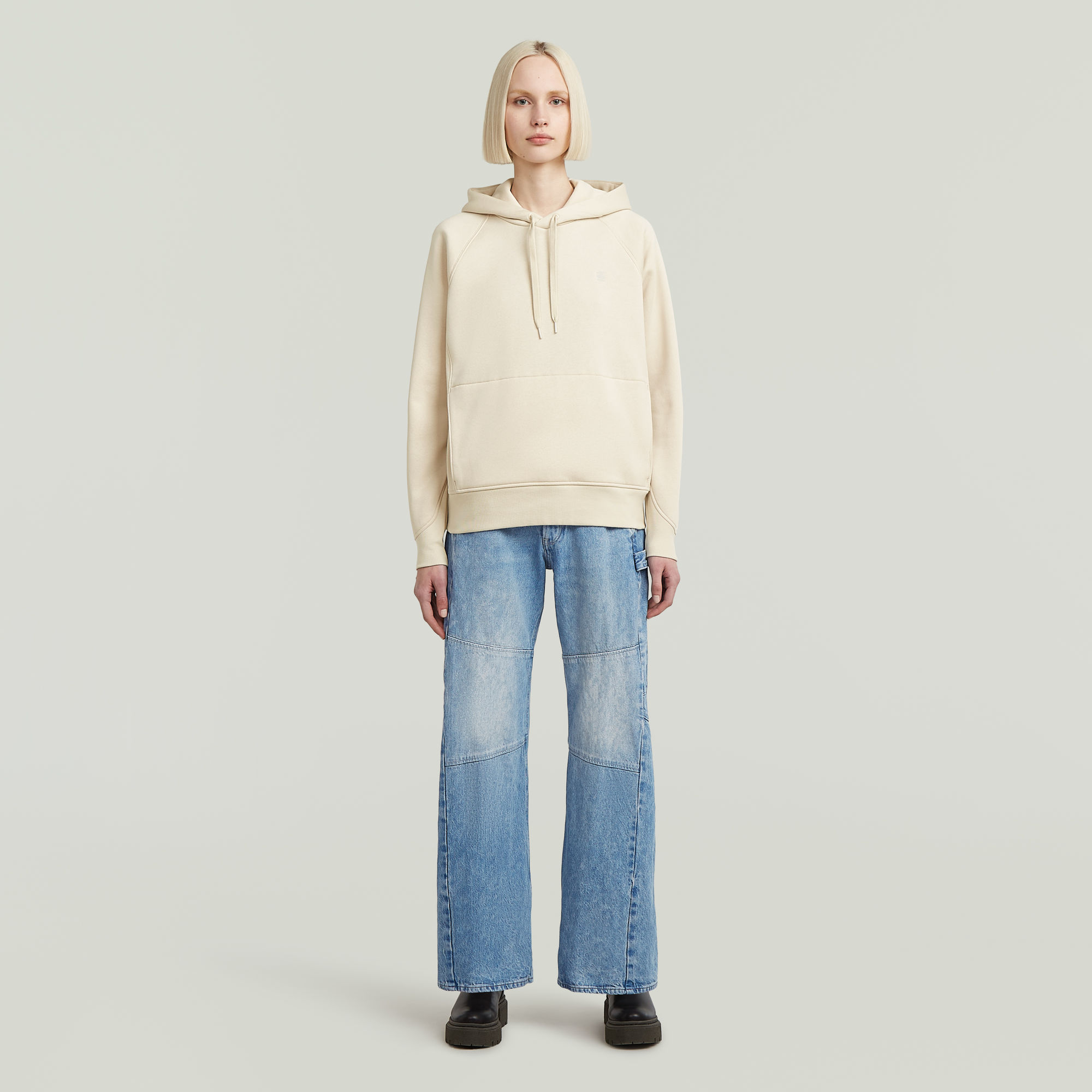 G-Star RAW Premium Core 2.0 Hoodie Wit Dames