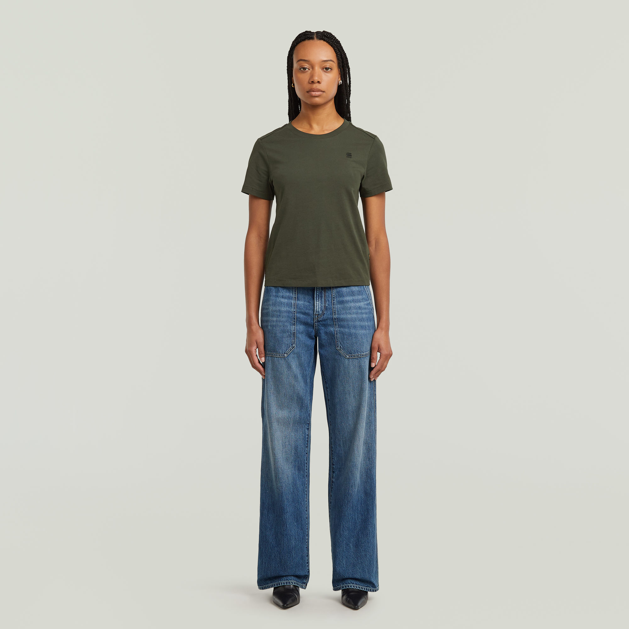 G-Star RAW Nifous Top Grijs Dames