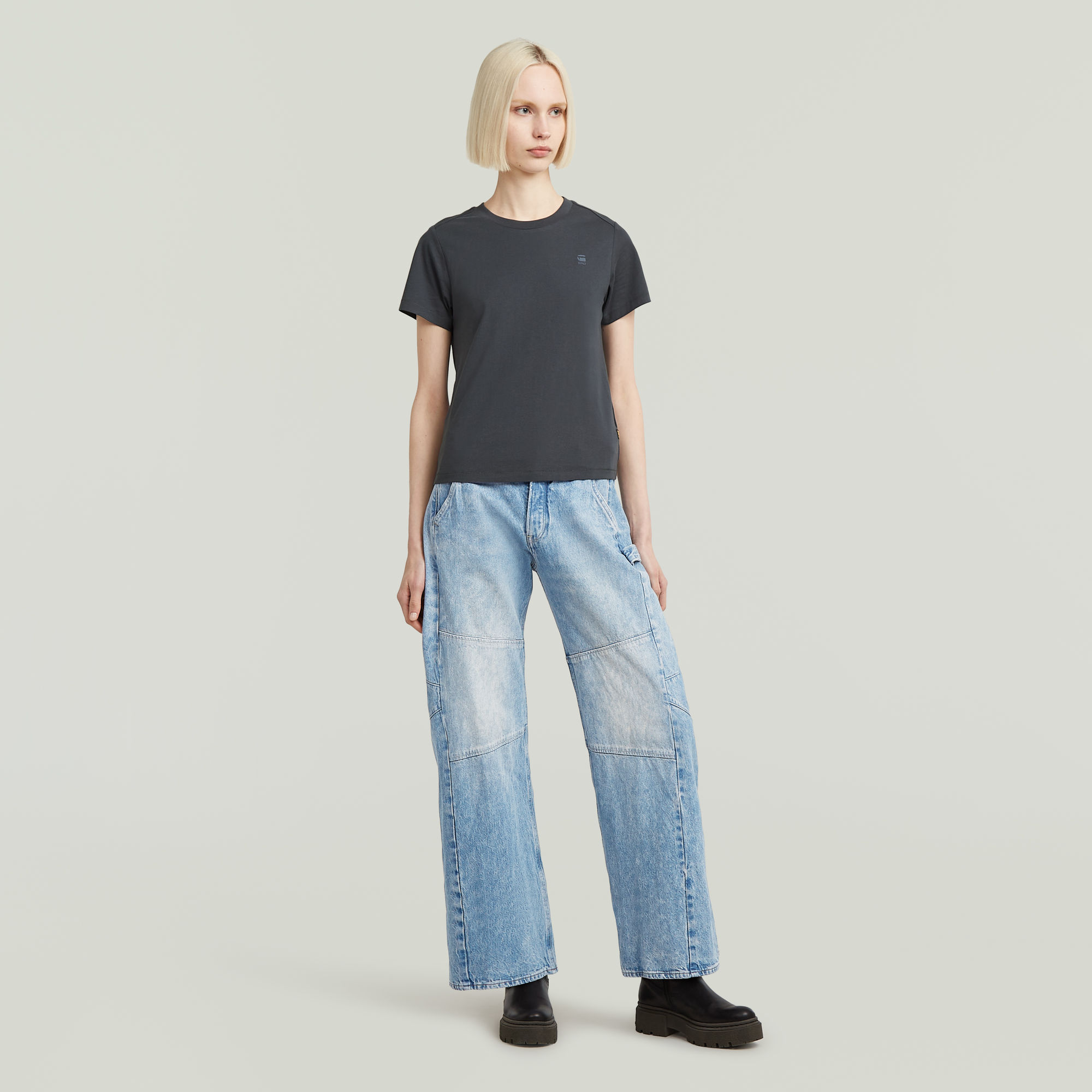 G-Star RAW Nifous Top Donkerblauw Dames