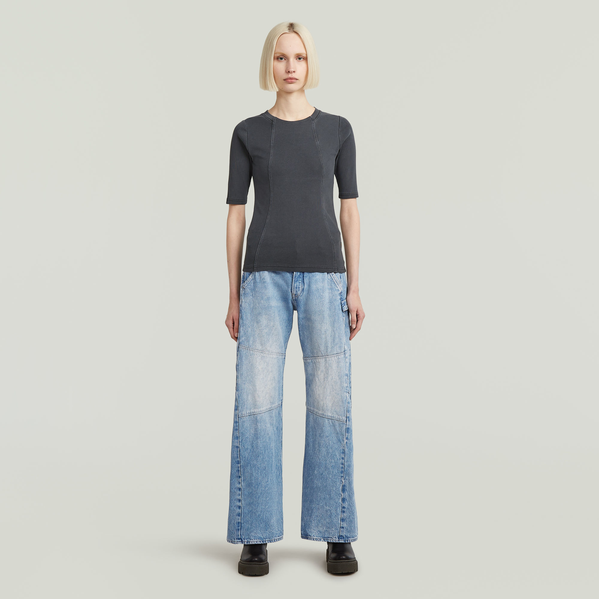 G-Star RAW Nifous Top Donkerblauw Dames