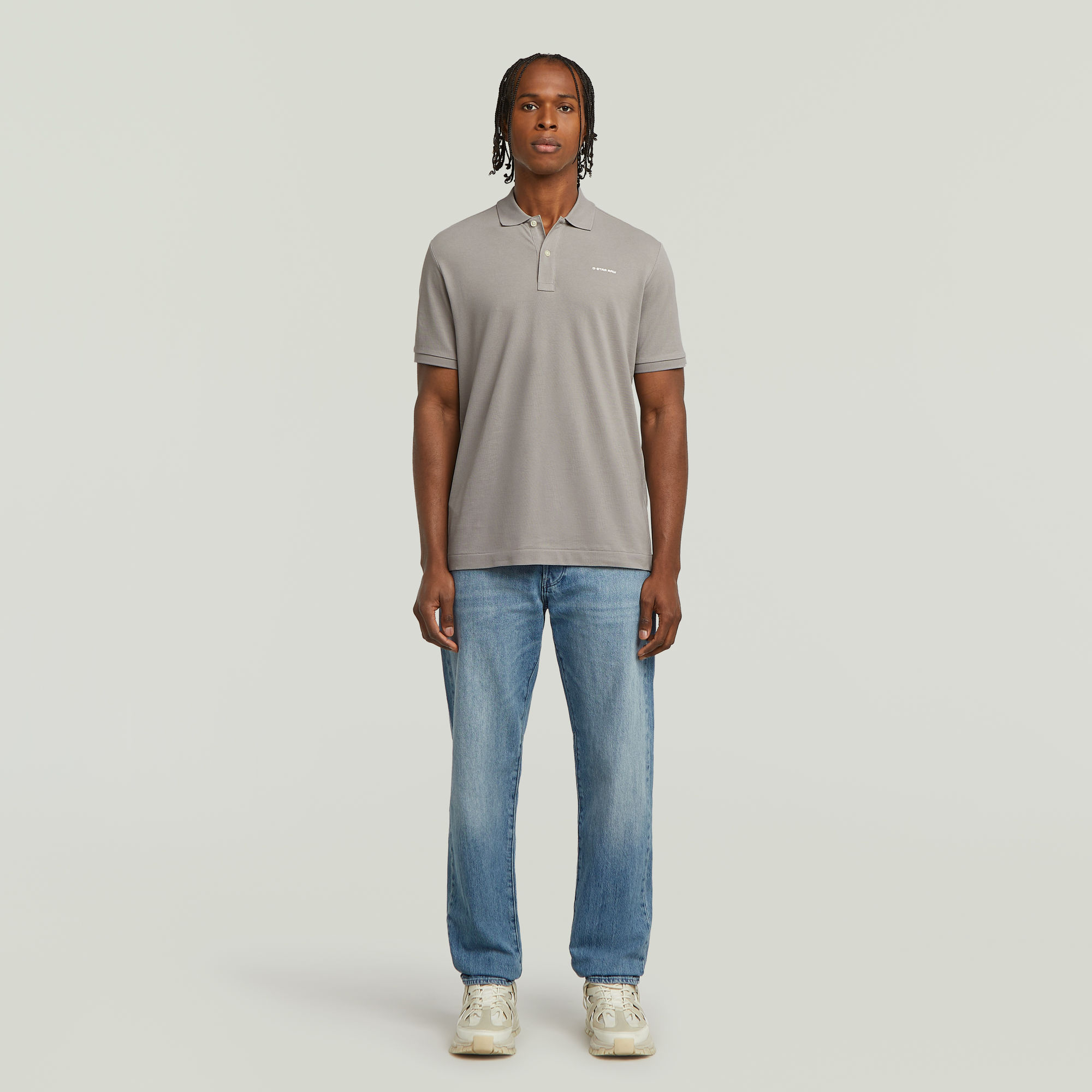 Thumbnail - Oluv Slim Poloshirt - Beige - Herren