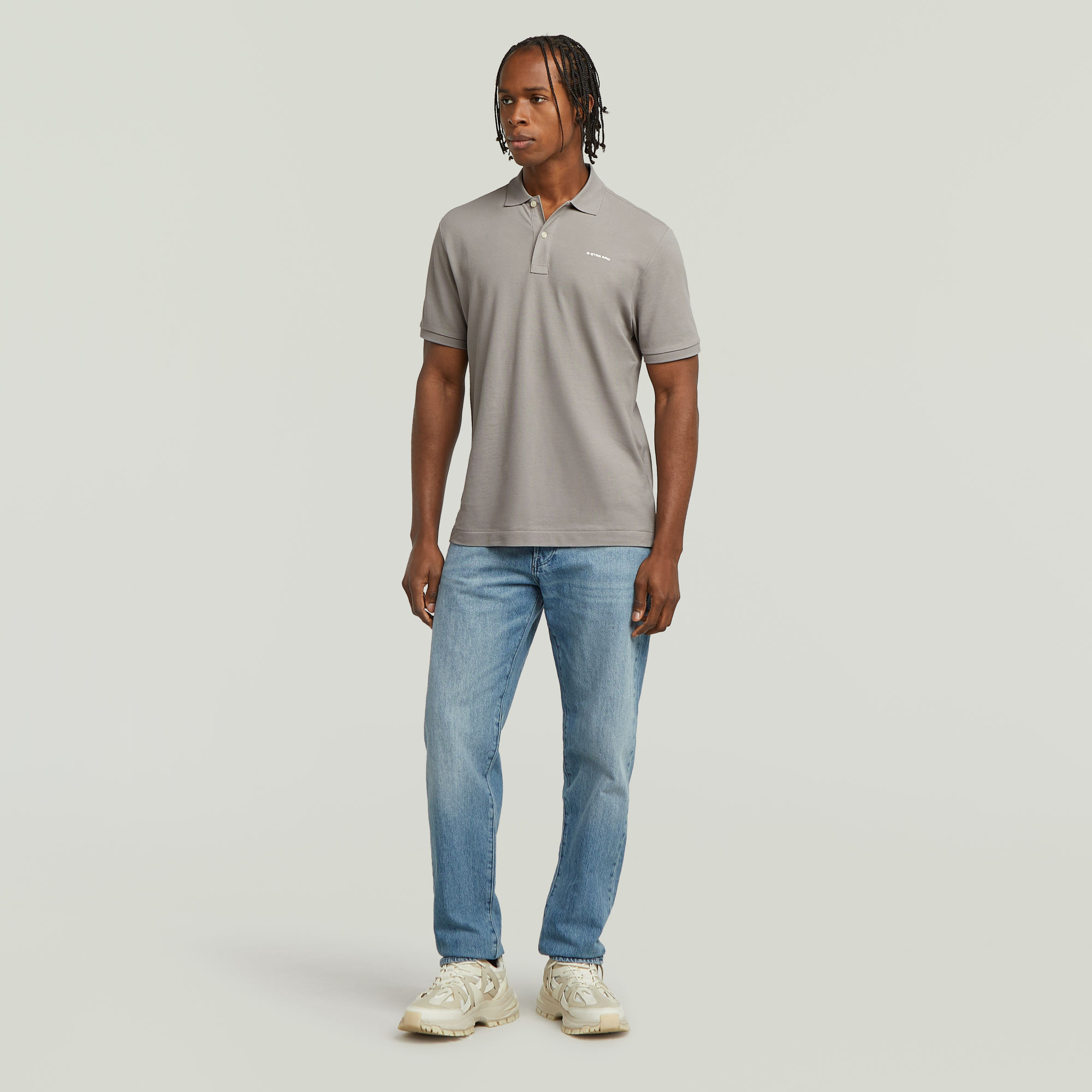 G-Star RAW Oluv Slim Polo Beige Heren