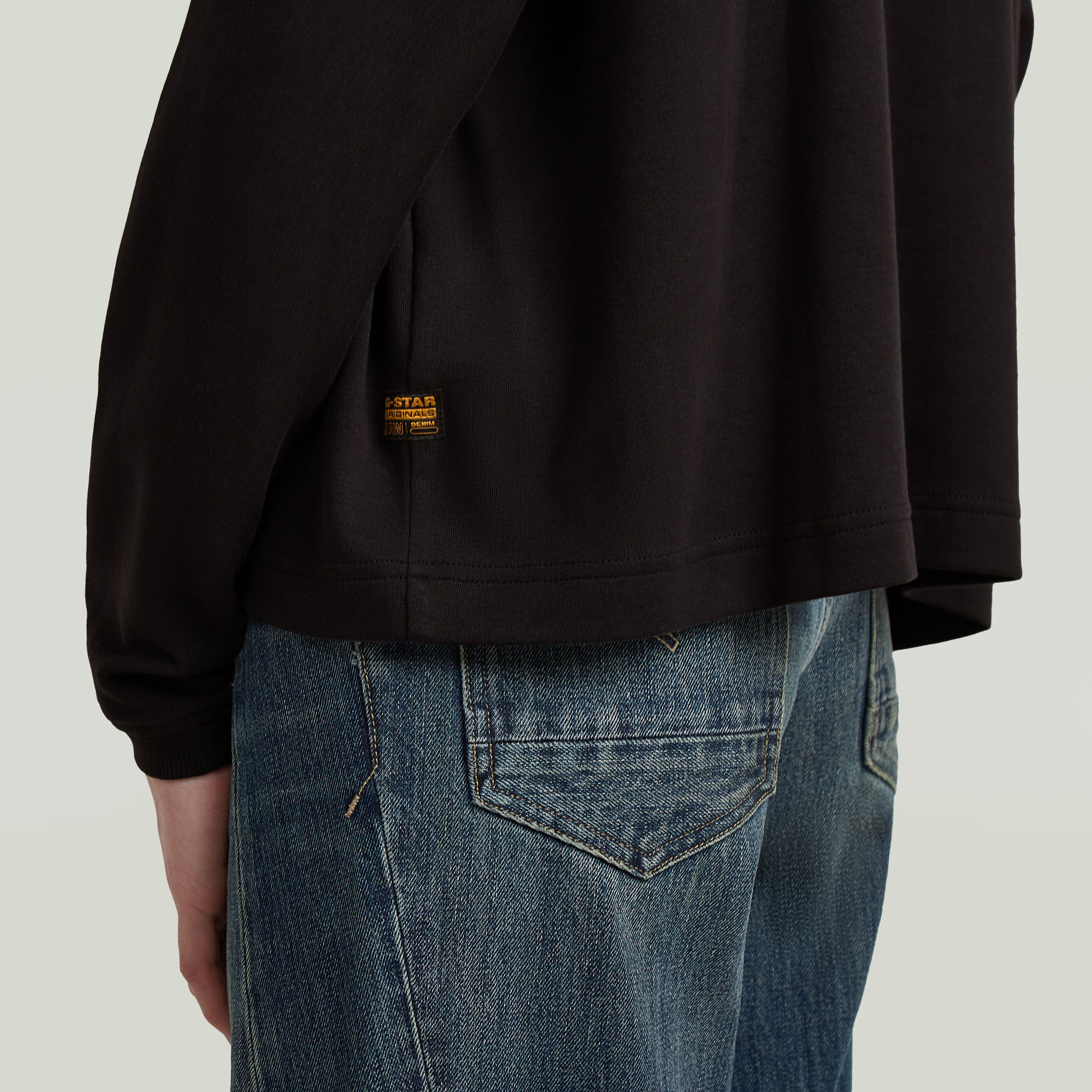 G-Star RAW A Line Oversized T-shirt Zwart Dames