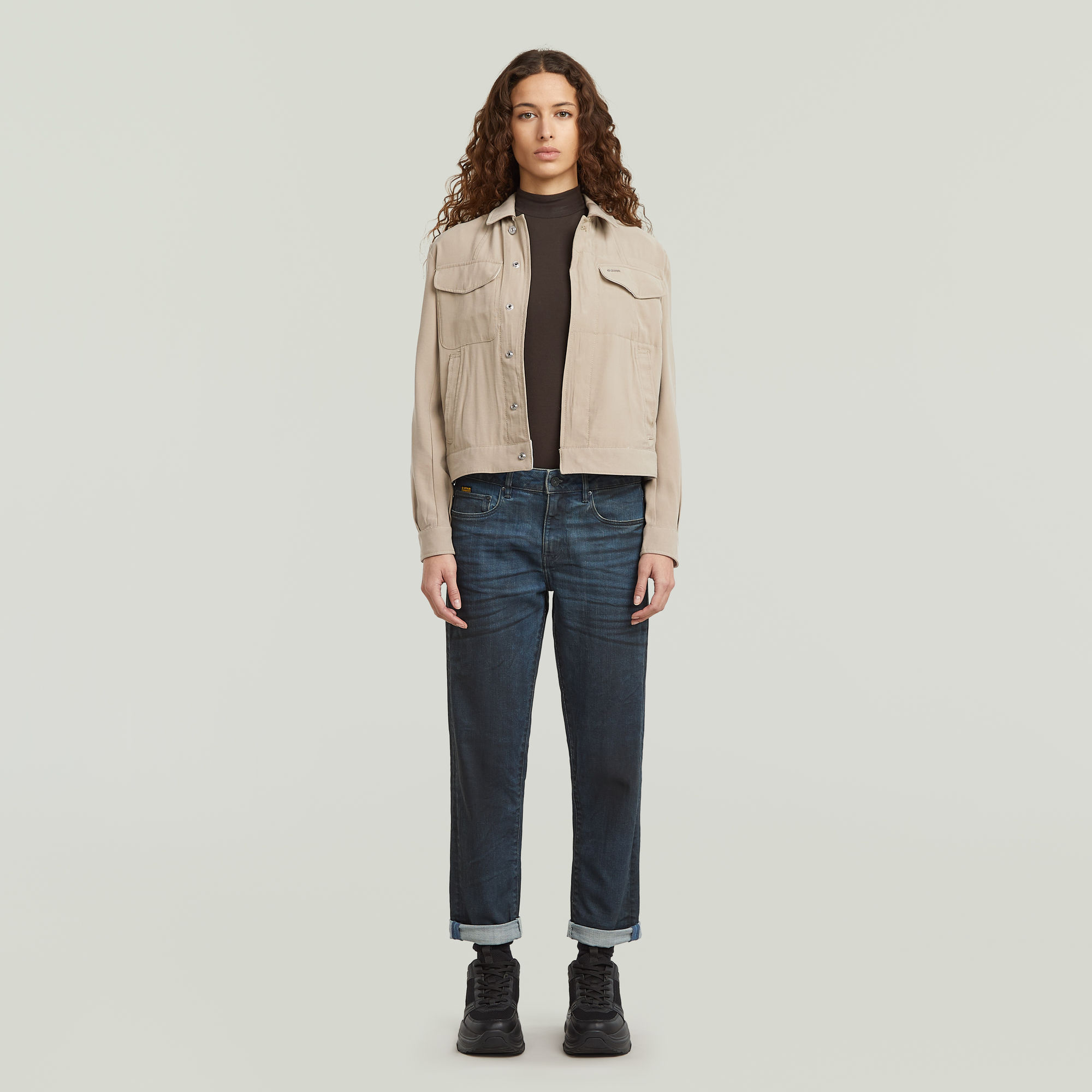 Thumbnail - Officer Jacke 3.0 - Beige - Damen
