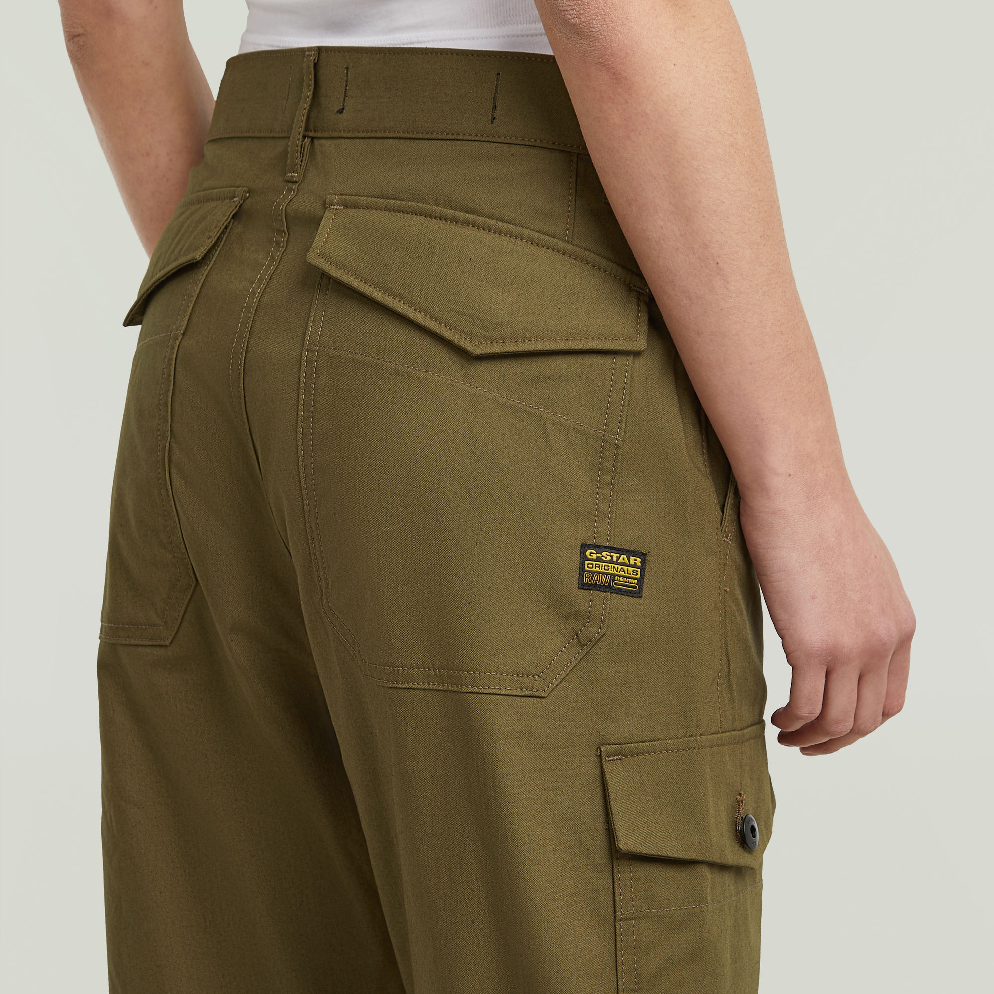 G-Star RAW Regular Cargobroek Groen Dames
