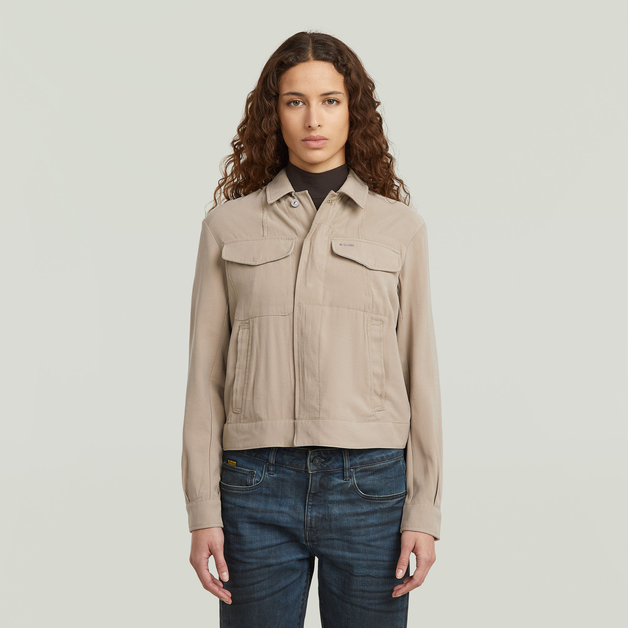 G-Star RAW Officer 3.0 Jack - Beige - Dames