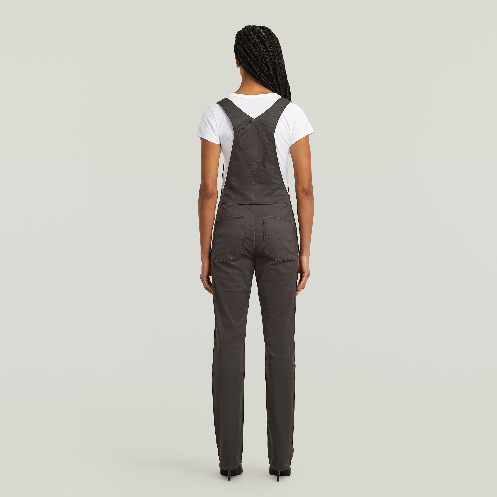 G-Star RAW Slim Tuinbroek Grijs Dames