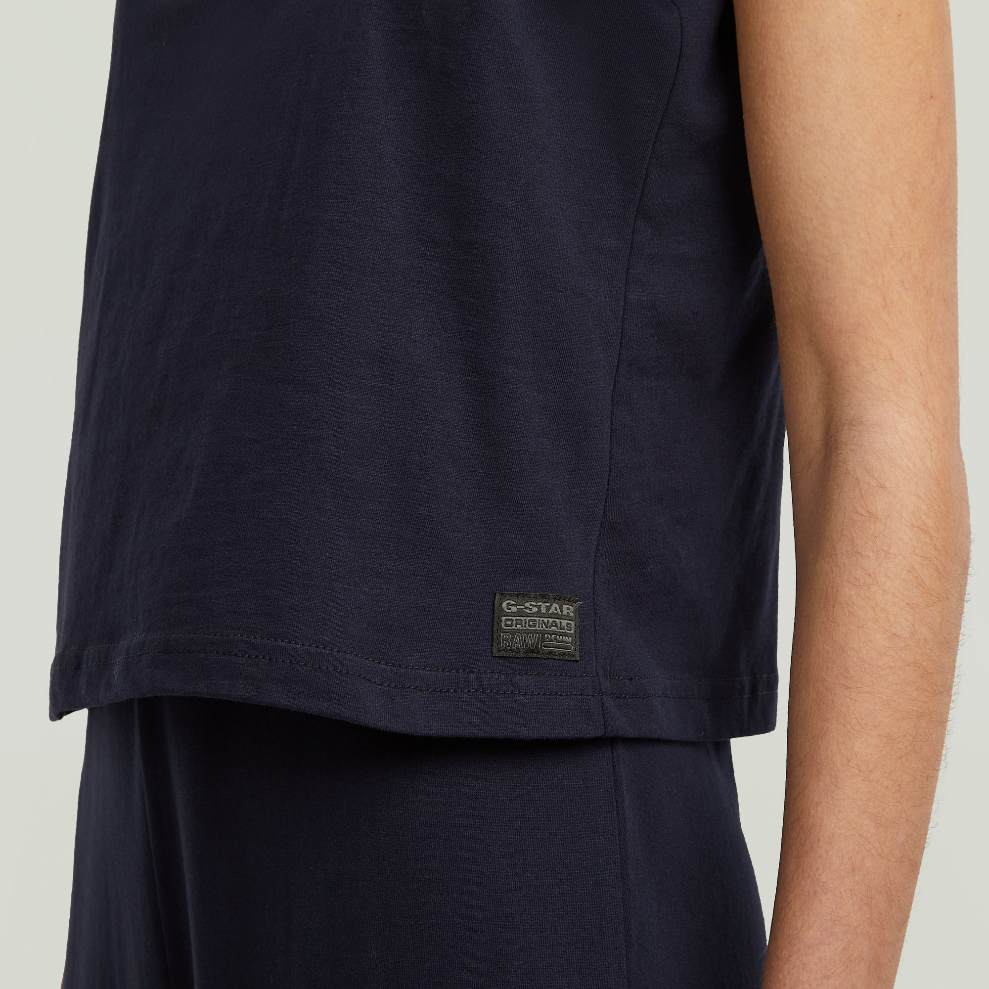 G-Star RAW Spaghetti Strap Loose Jumpsuit Donkerblauw Dames