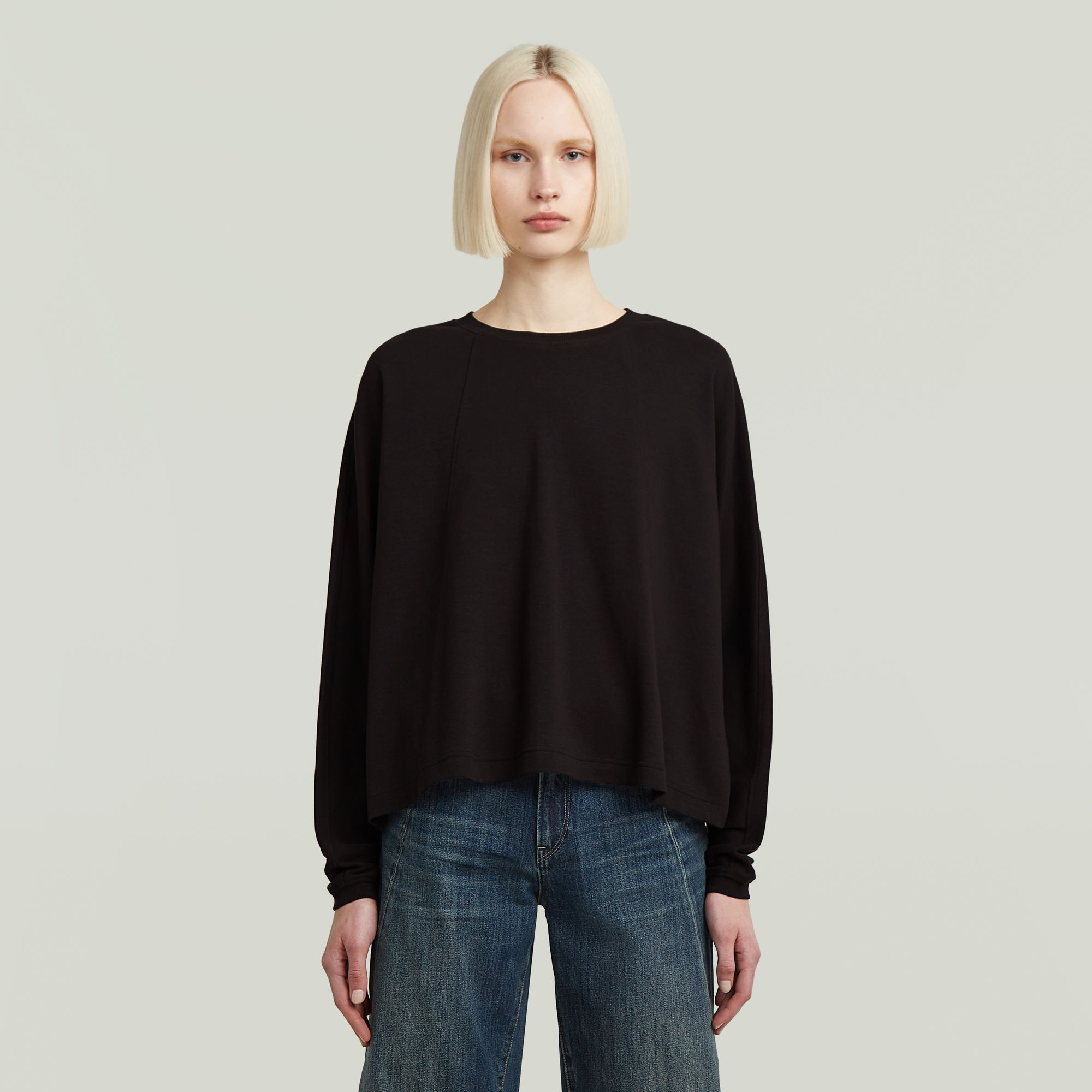 G-Star RAW A Line Oversized T-shirt Zwart Dames