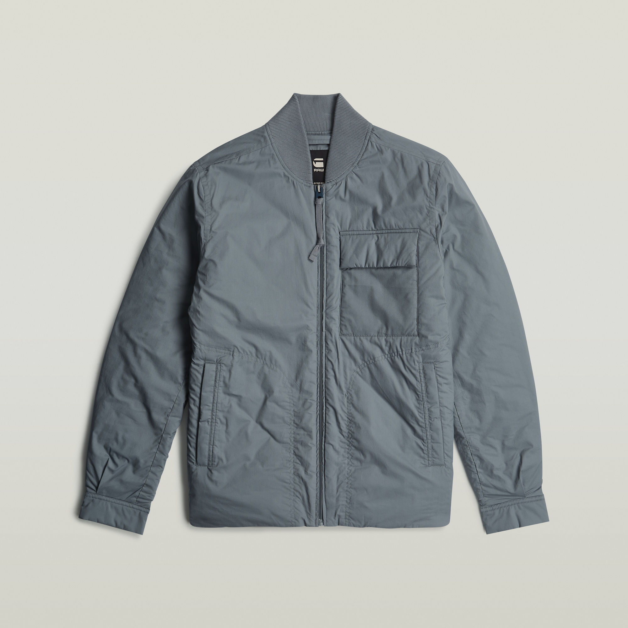 G-Star RAW Lofty Padded Overshirt Grijs Heren