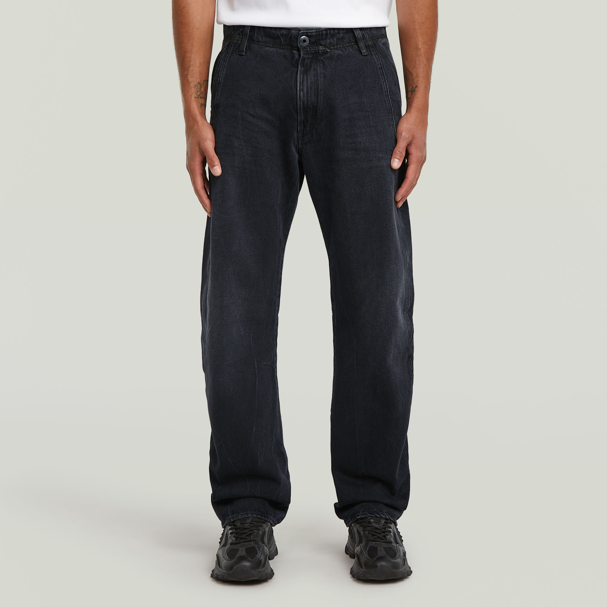 

Contor Regular Chino Jeans - Black - Men